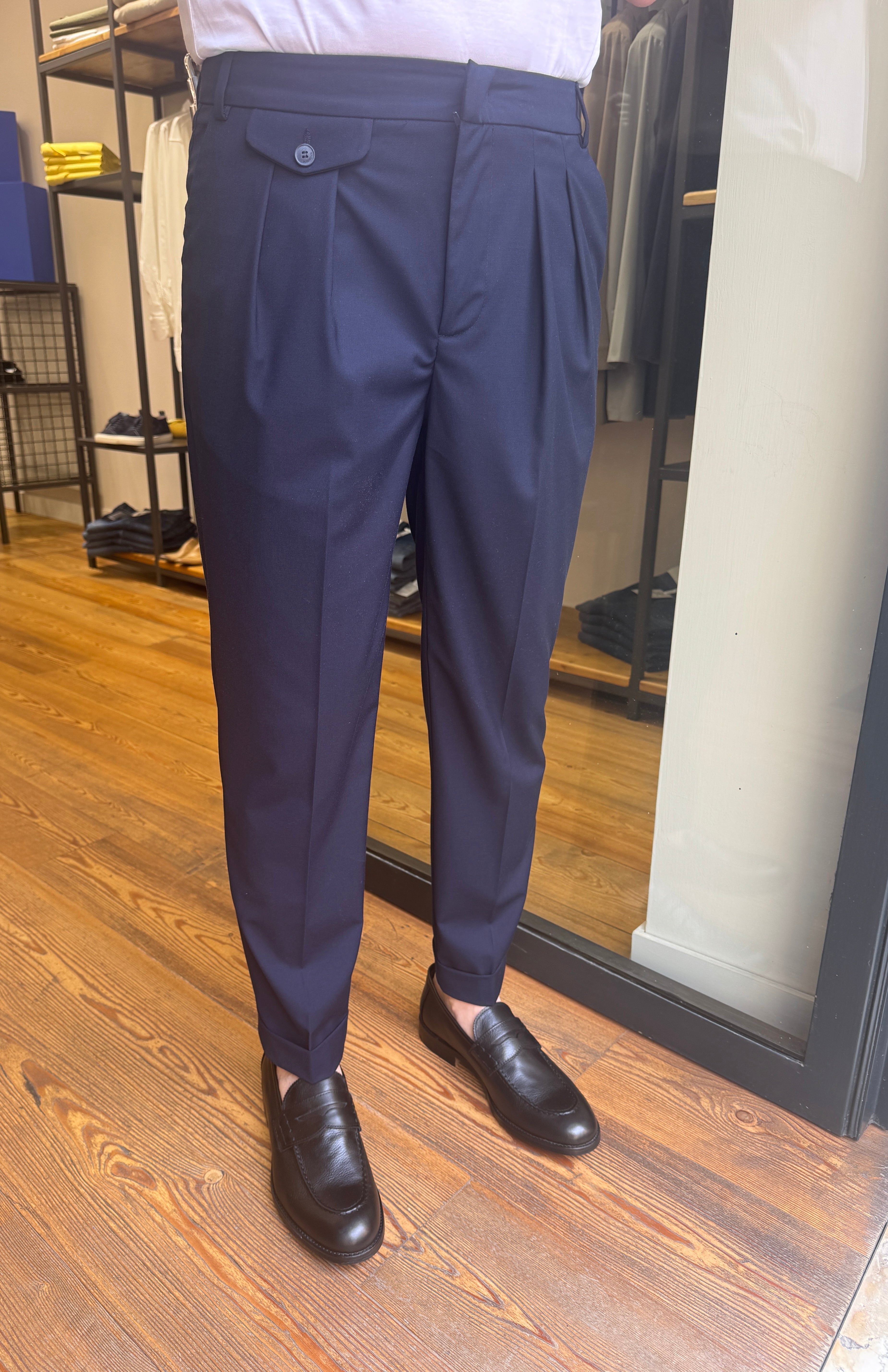 Bonheur: Sakai 1204- Pantalone con pinces