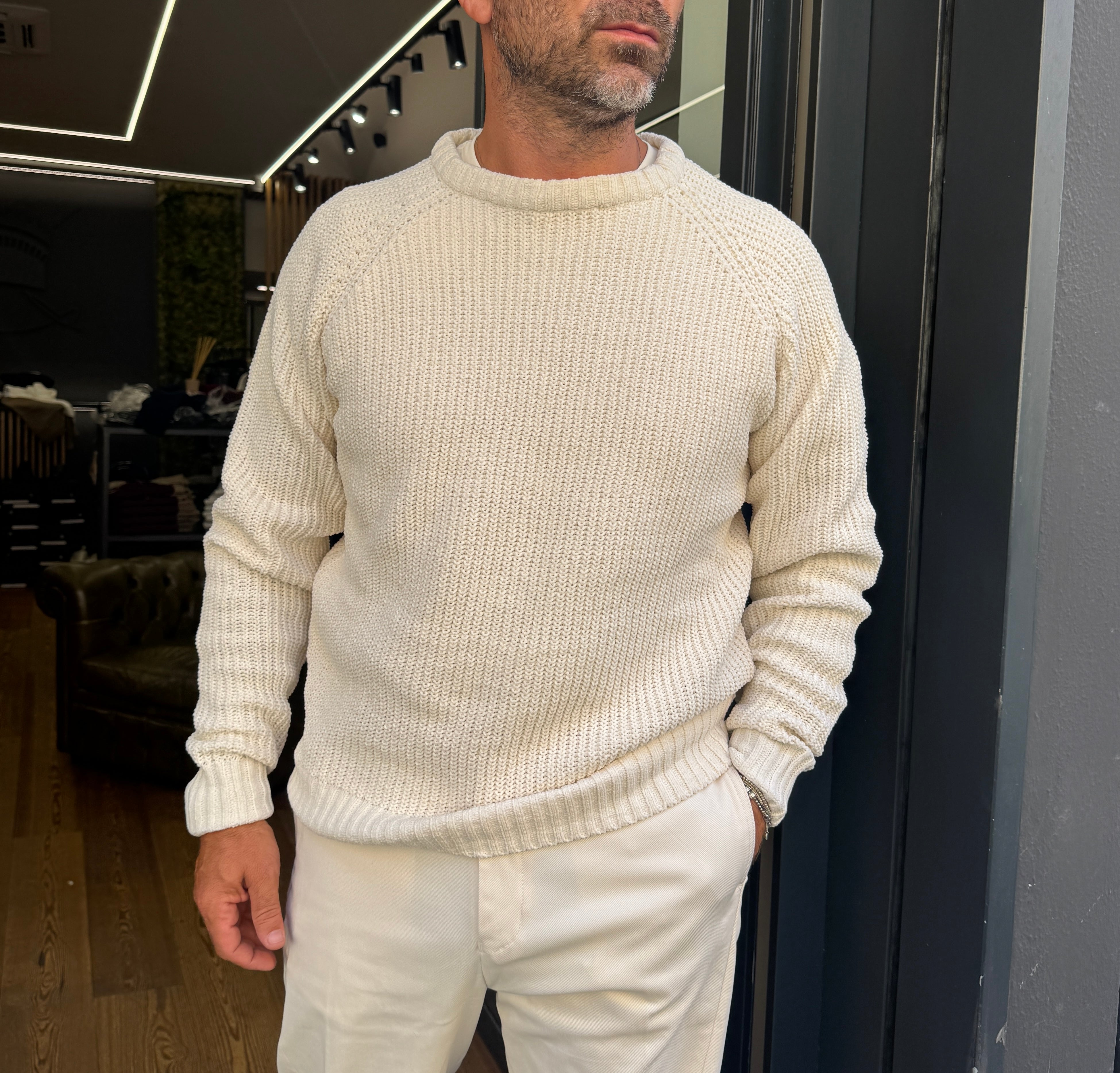 Trez: Mendel- Maglia girocollo in maglia