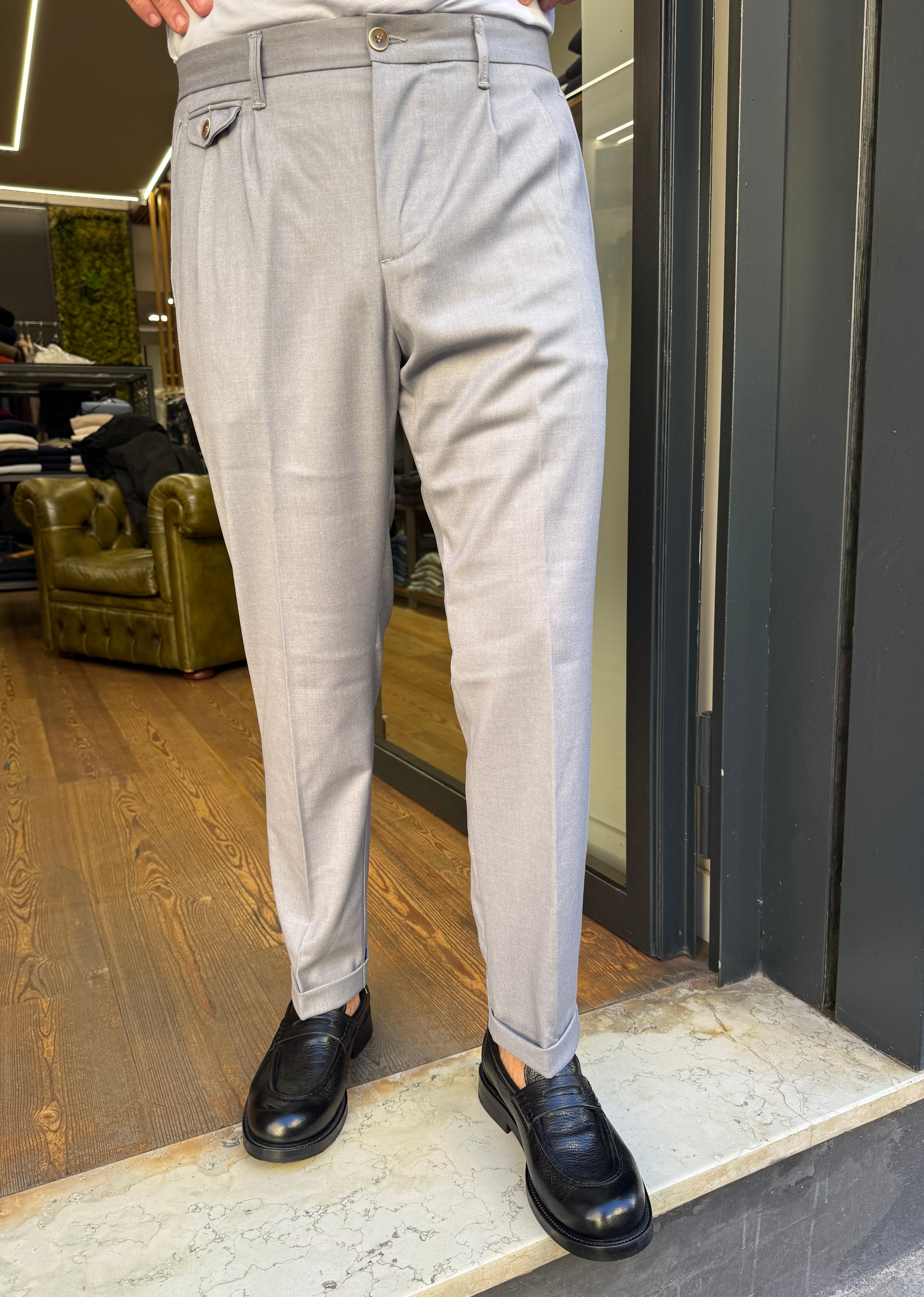 Squad: Gino- Pantalone con pinces