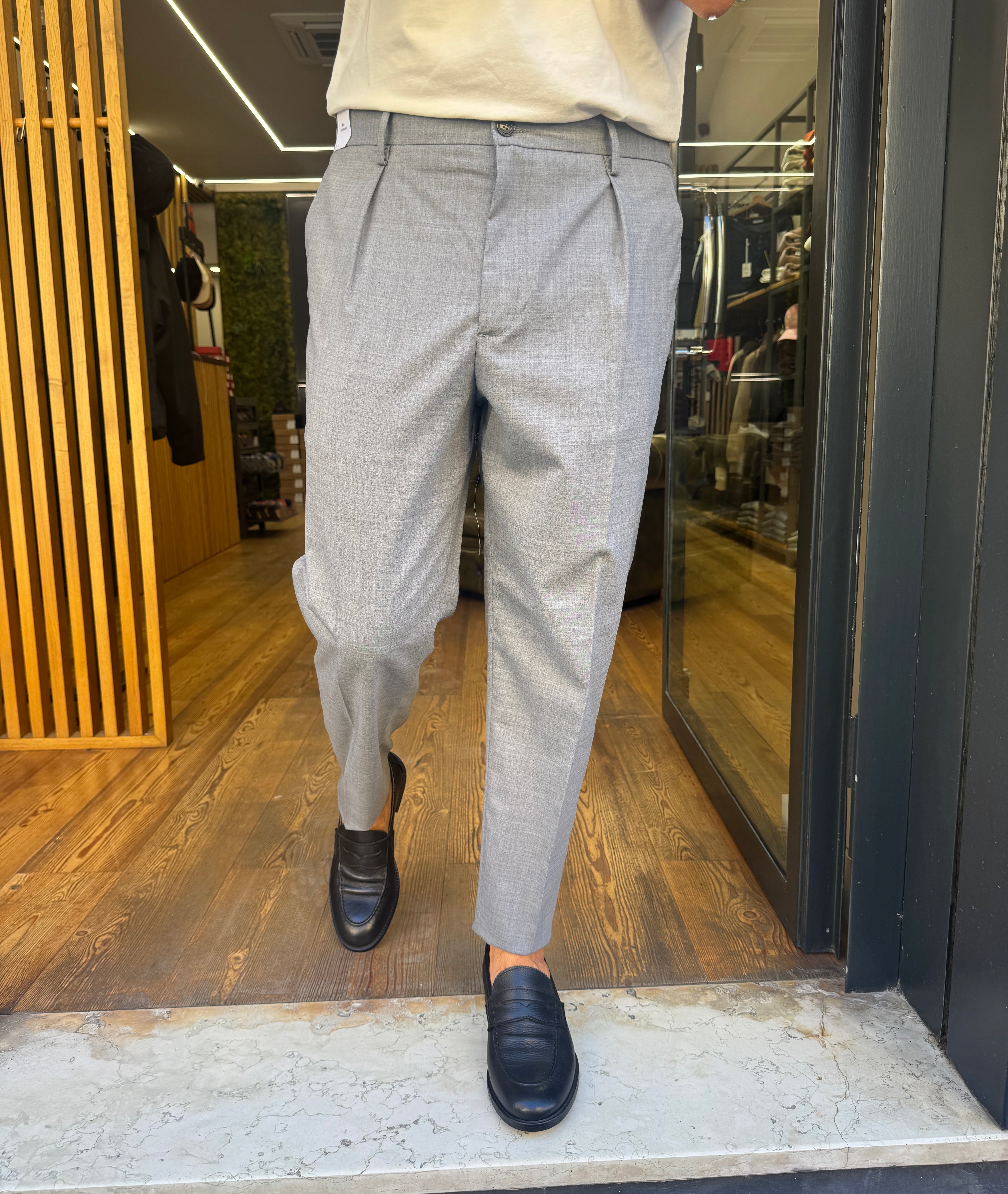 Entre Amis: Pantaloni con elastico comfort