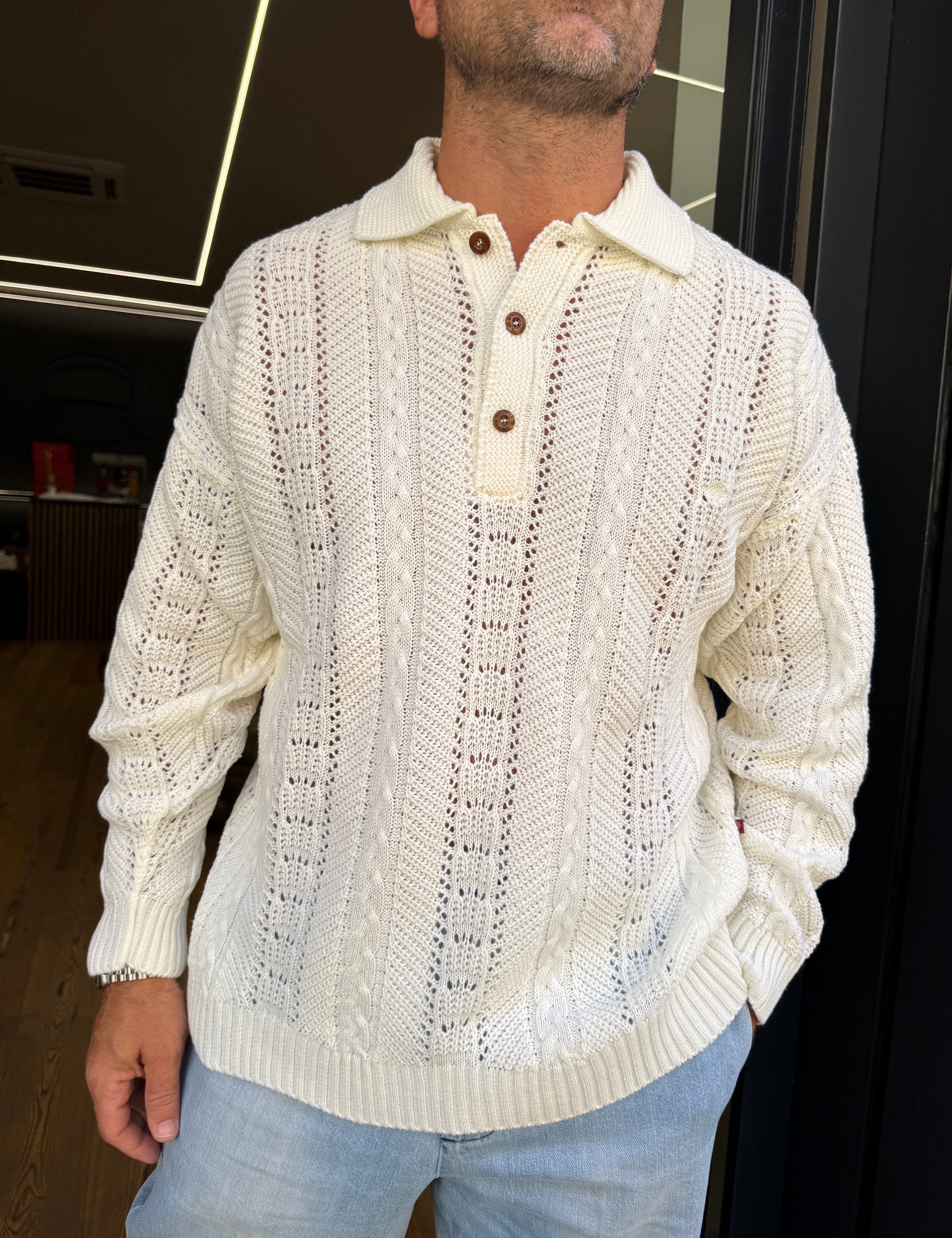 Telacruda: Russell- Polo m/l overfit