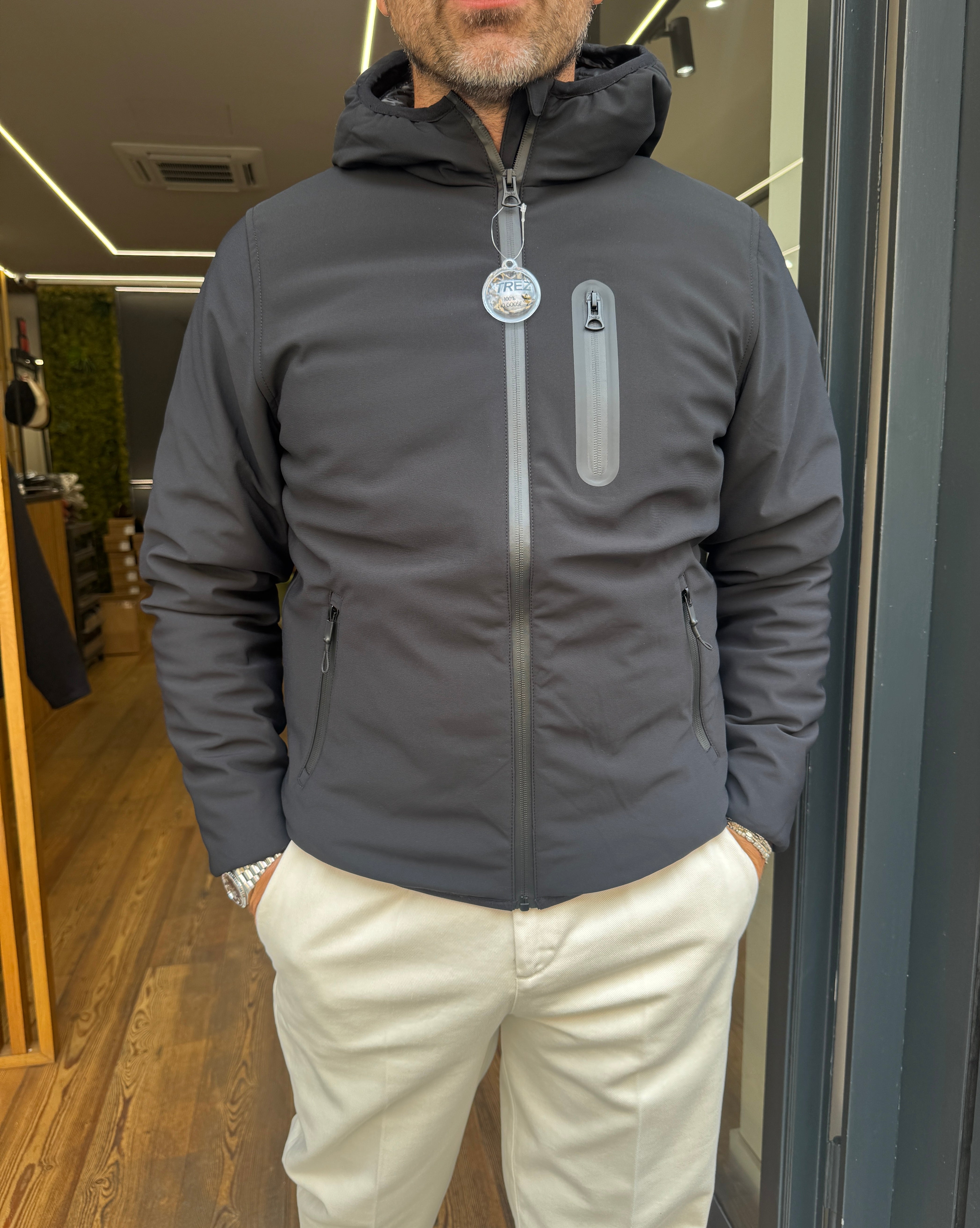 Trez: Gregg - Giubbotto con cappuccio