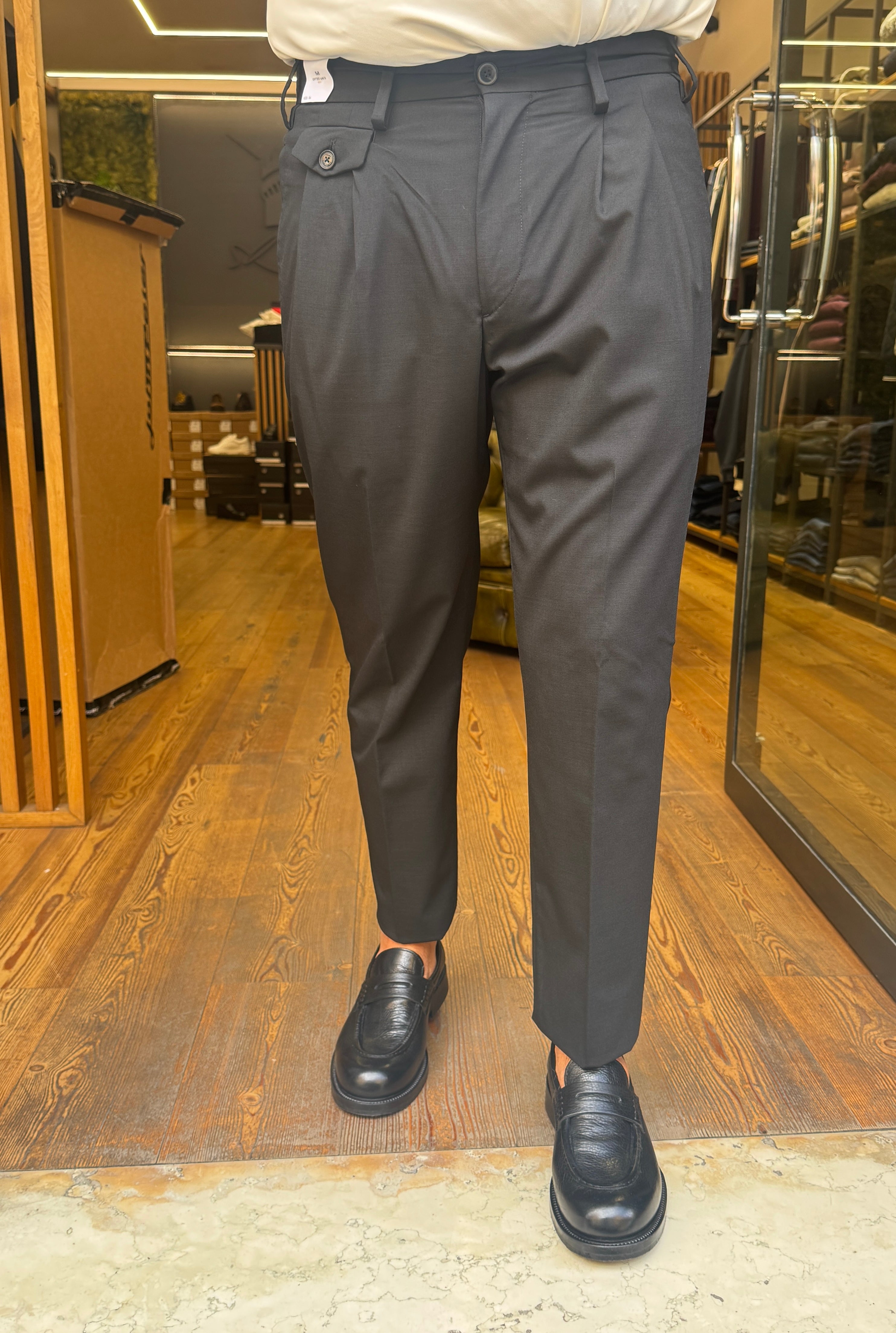 Entre Amis: Pantalone d/pinces regular fit