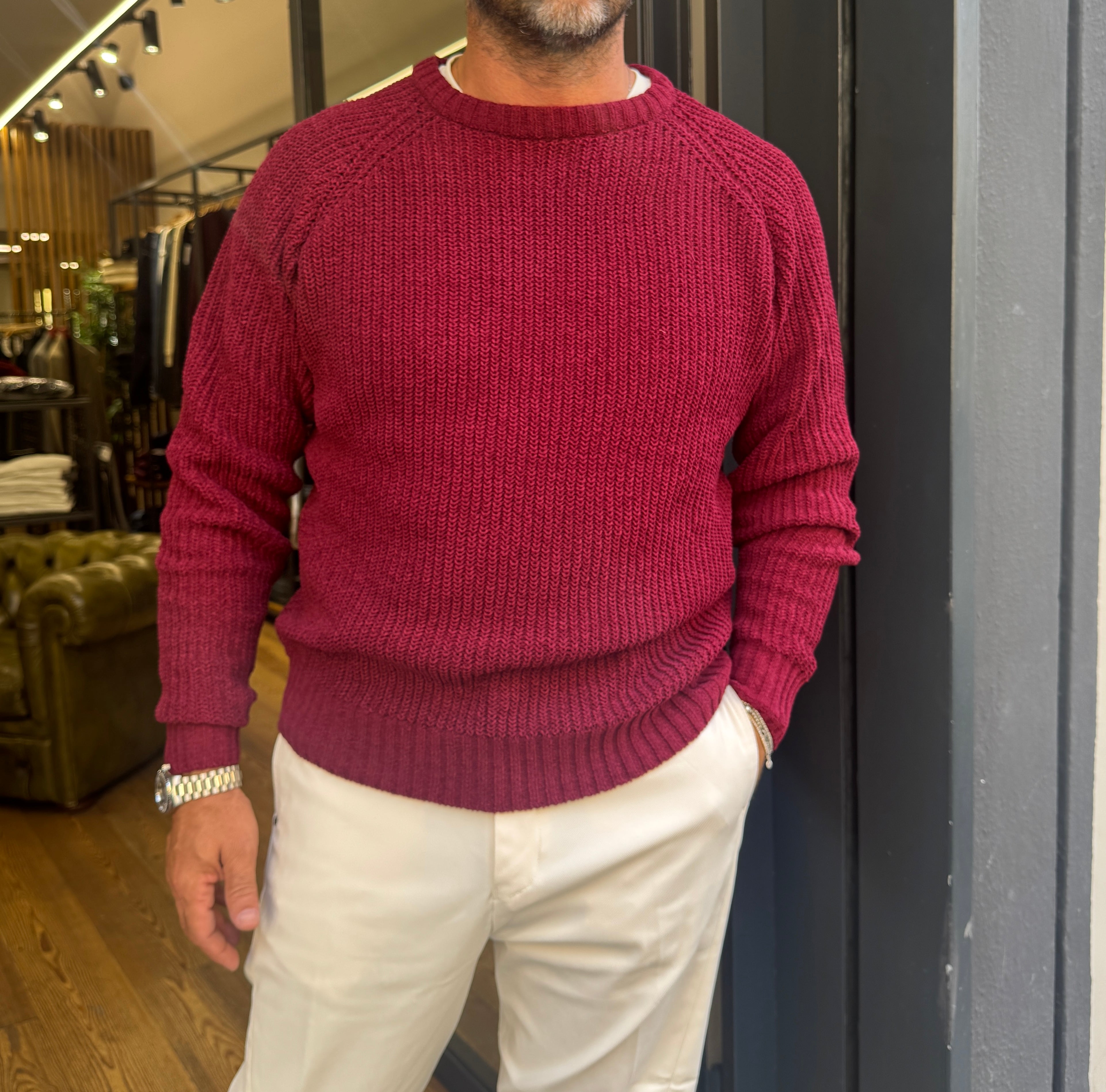 Trez: Mendel- Maglia girocollo in maglia