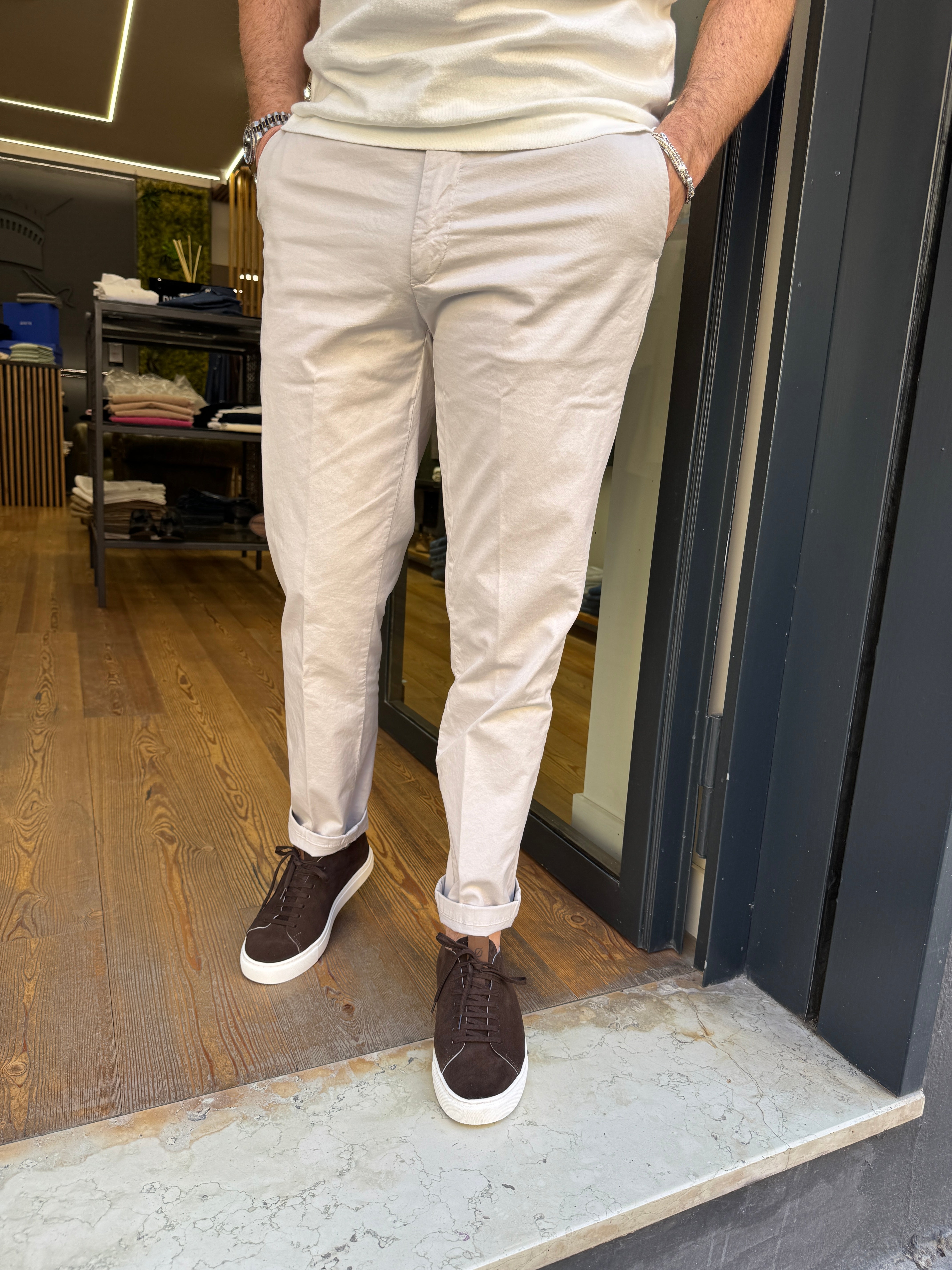 Squad2: Napoli Gold- Pantalone Chino