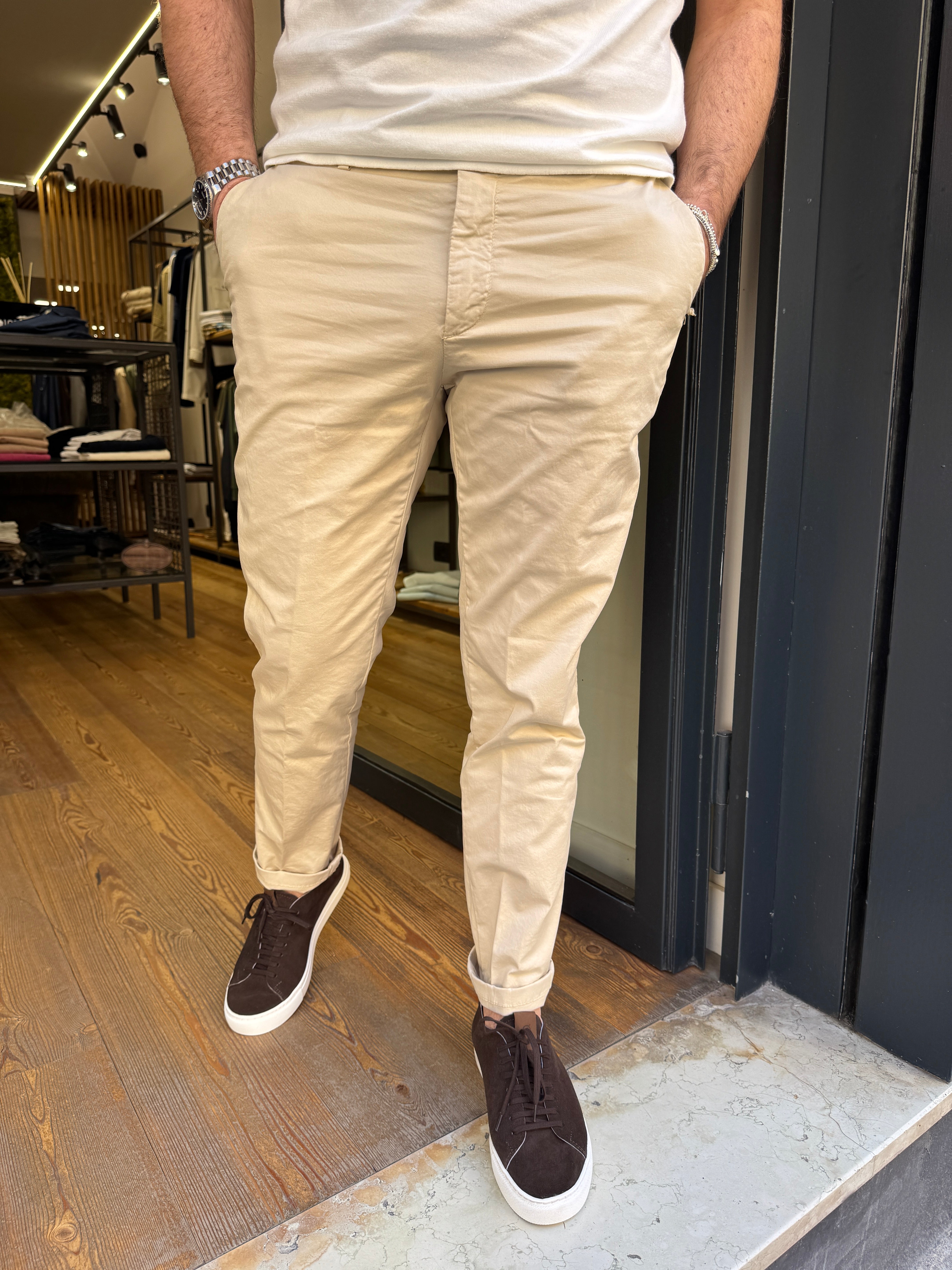 Squad2: Napoli Gold- Pantalone Chino