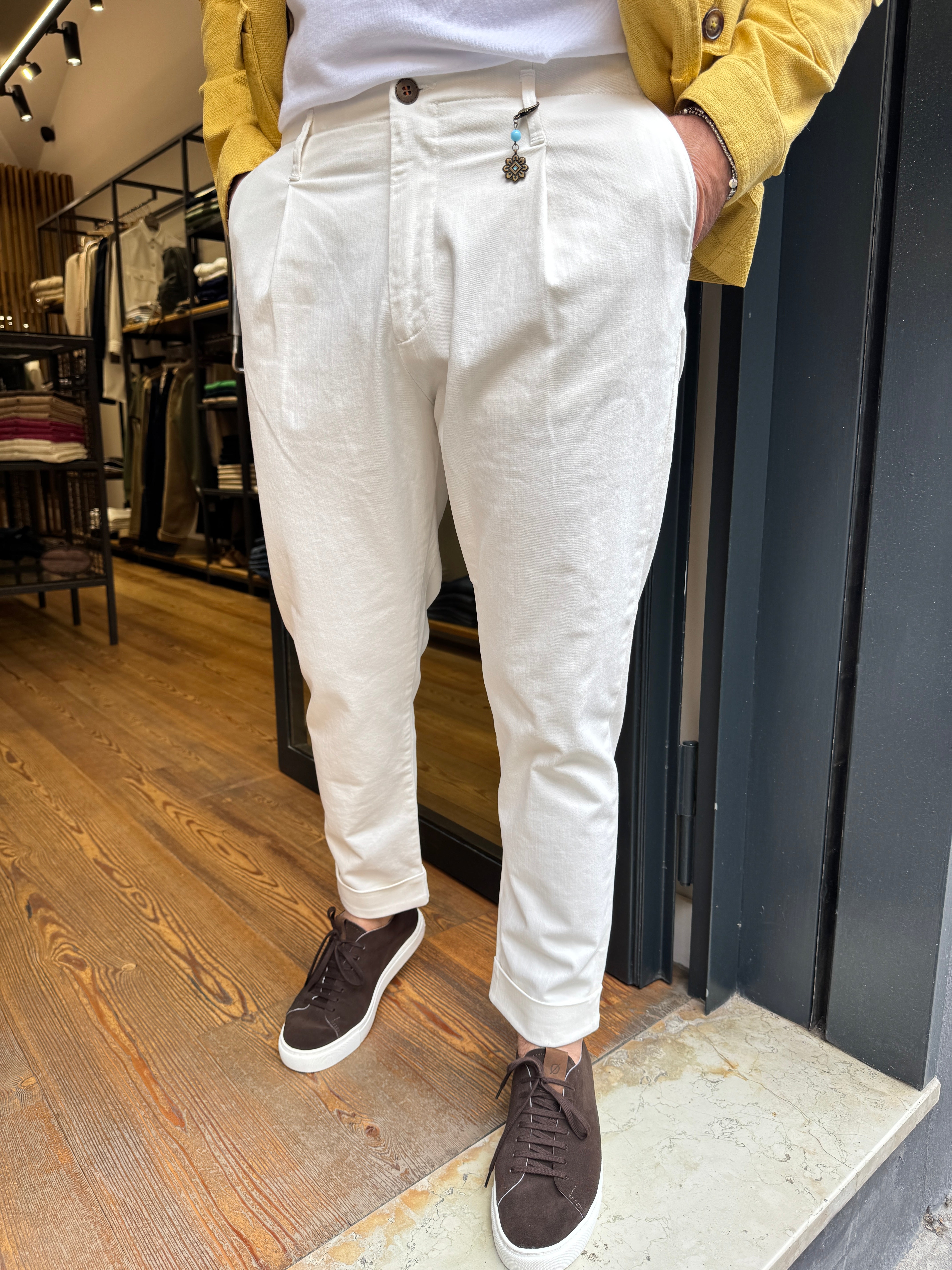 Telacruda: P003- Denim con pince