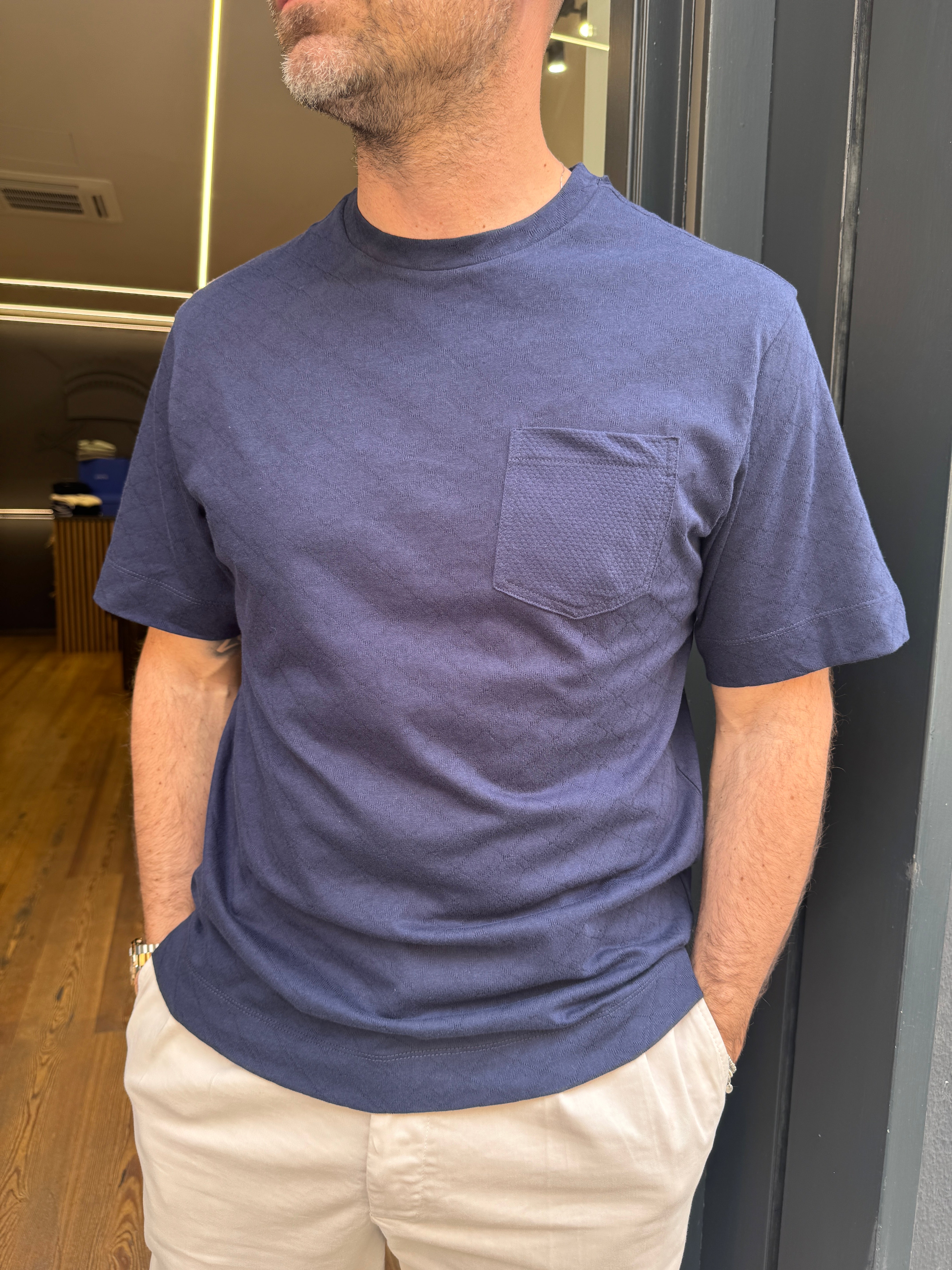 Trez: Raniel- T-Shirt m/m con taschino