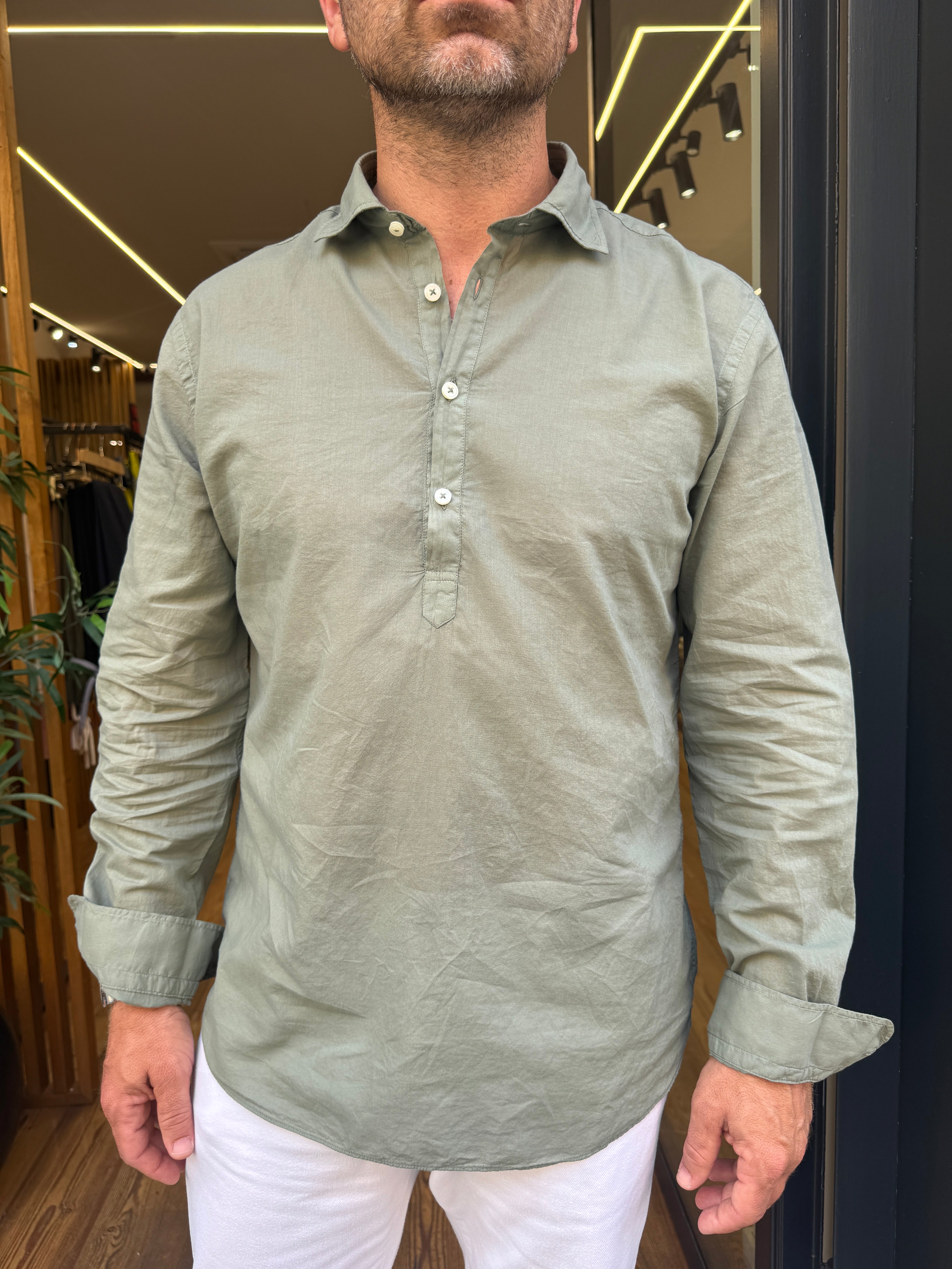 Mastricamiciai: Luca- Camicia polo in cotone
