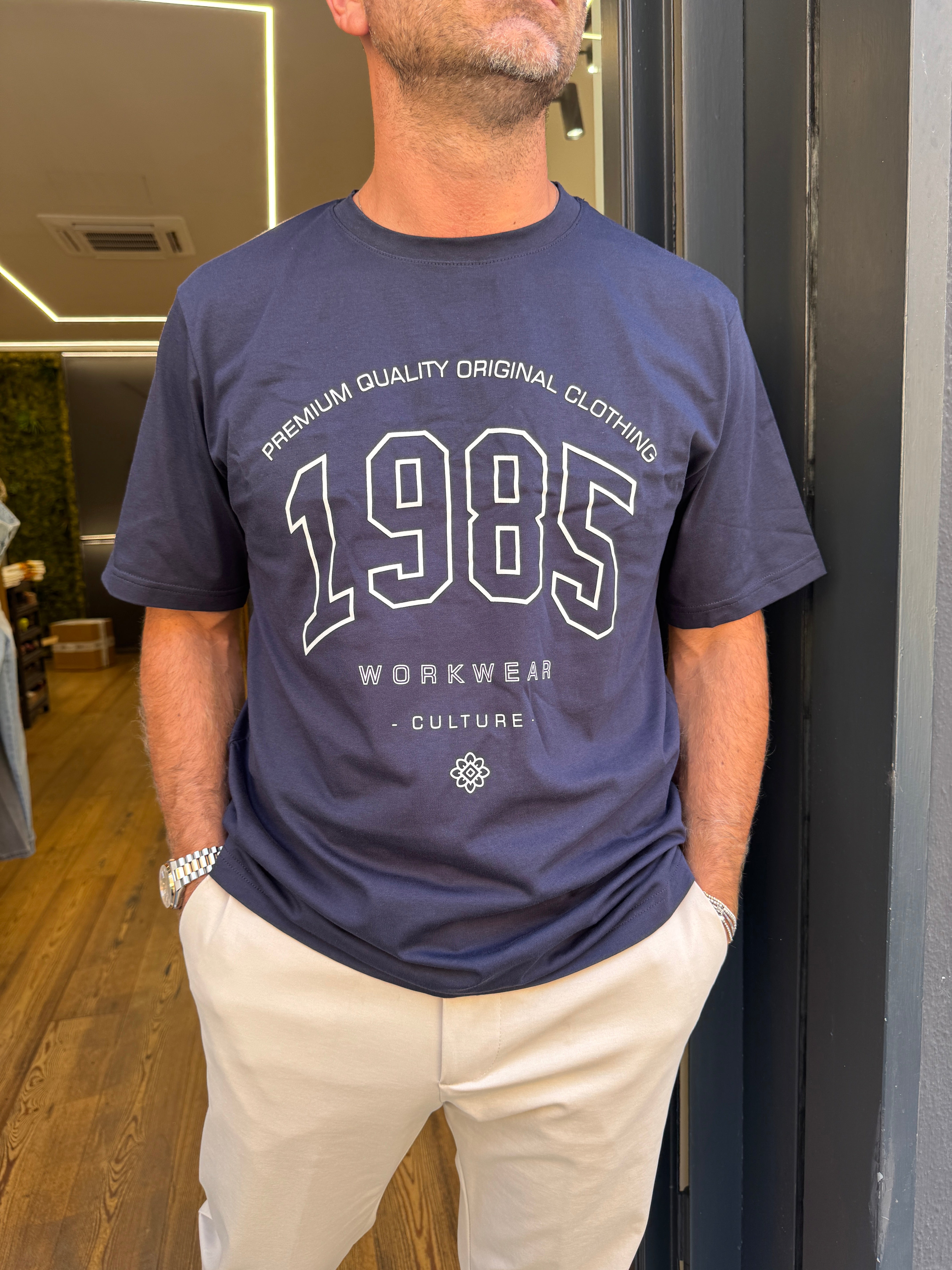 Telacruda-T-shirt in cotone