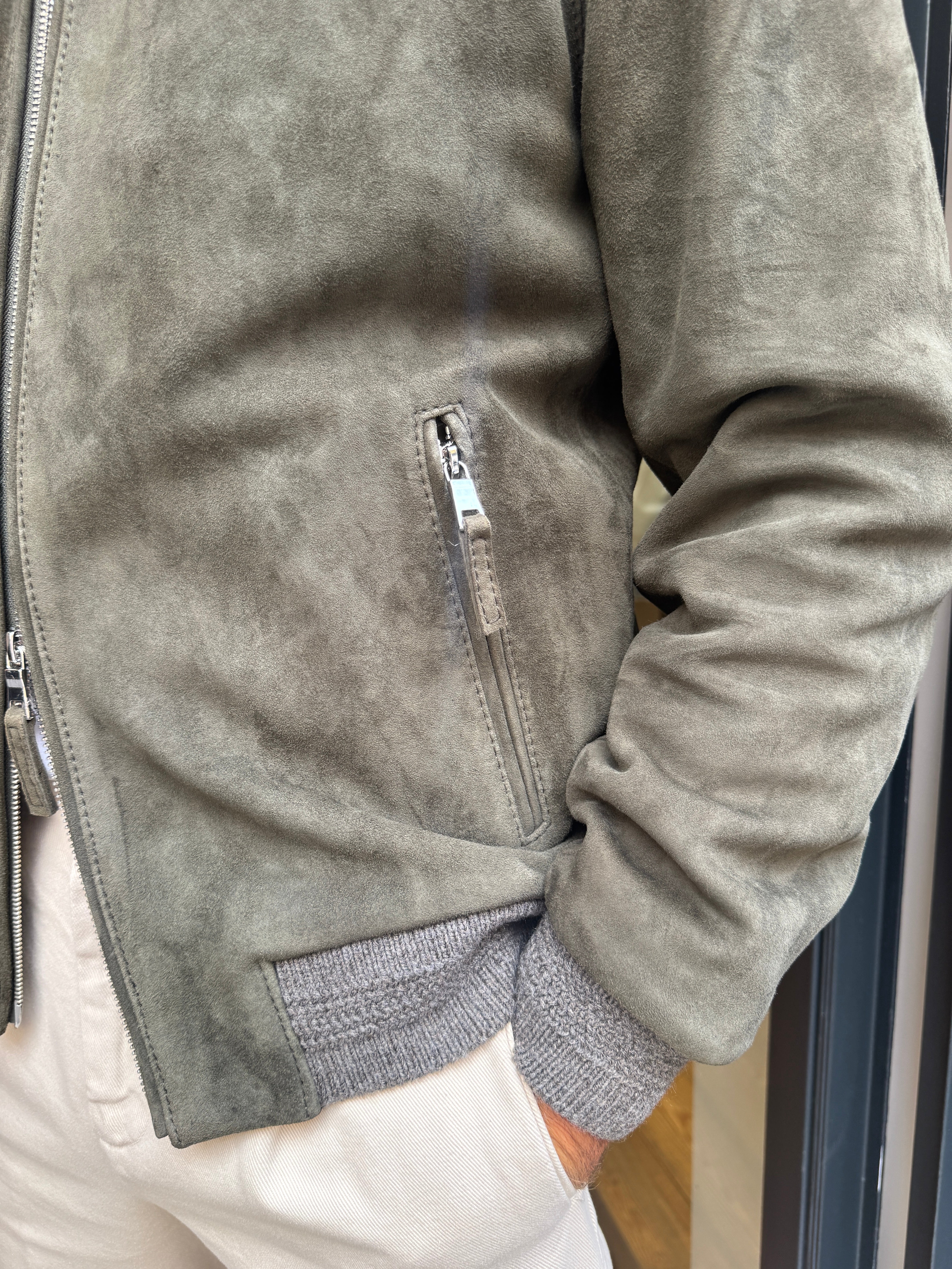 The Jack Leather: Jonathan- Giubbotto in pelle scamosciata