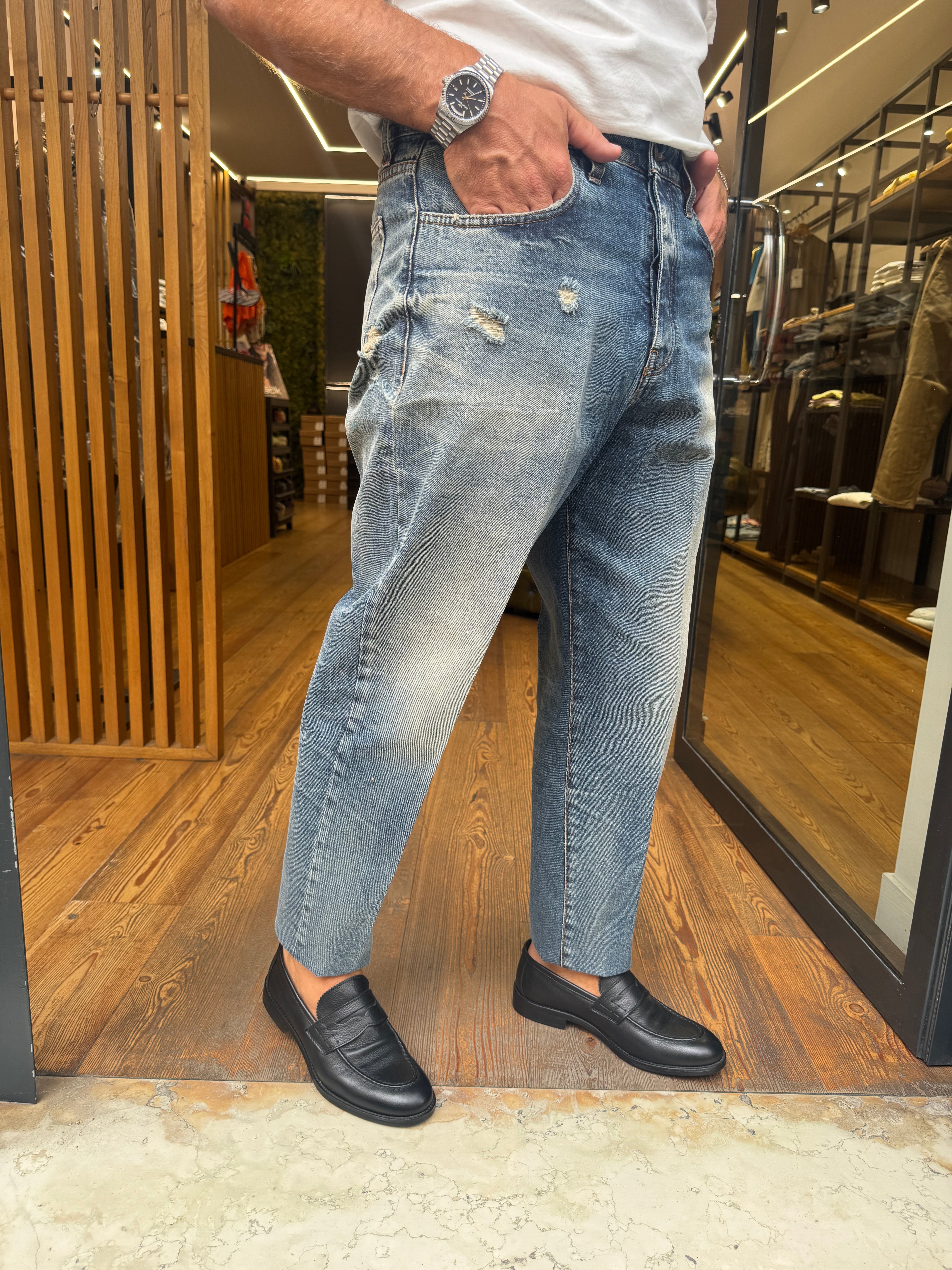 Bonheur: Nikko- Denim con rotture