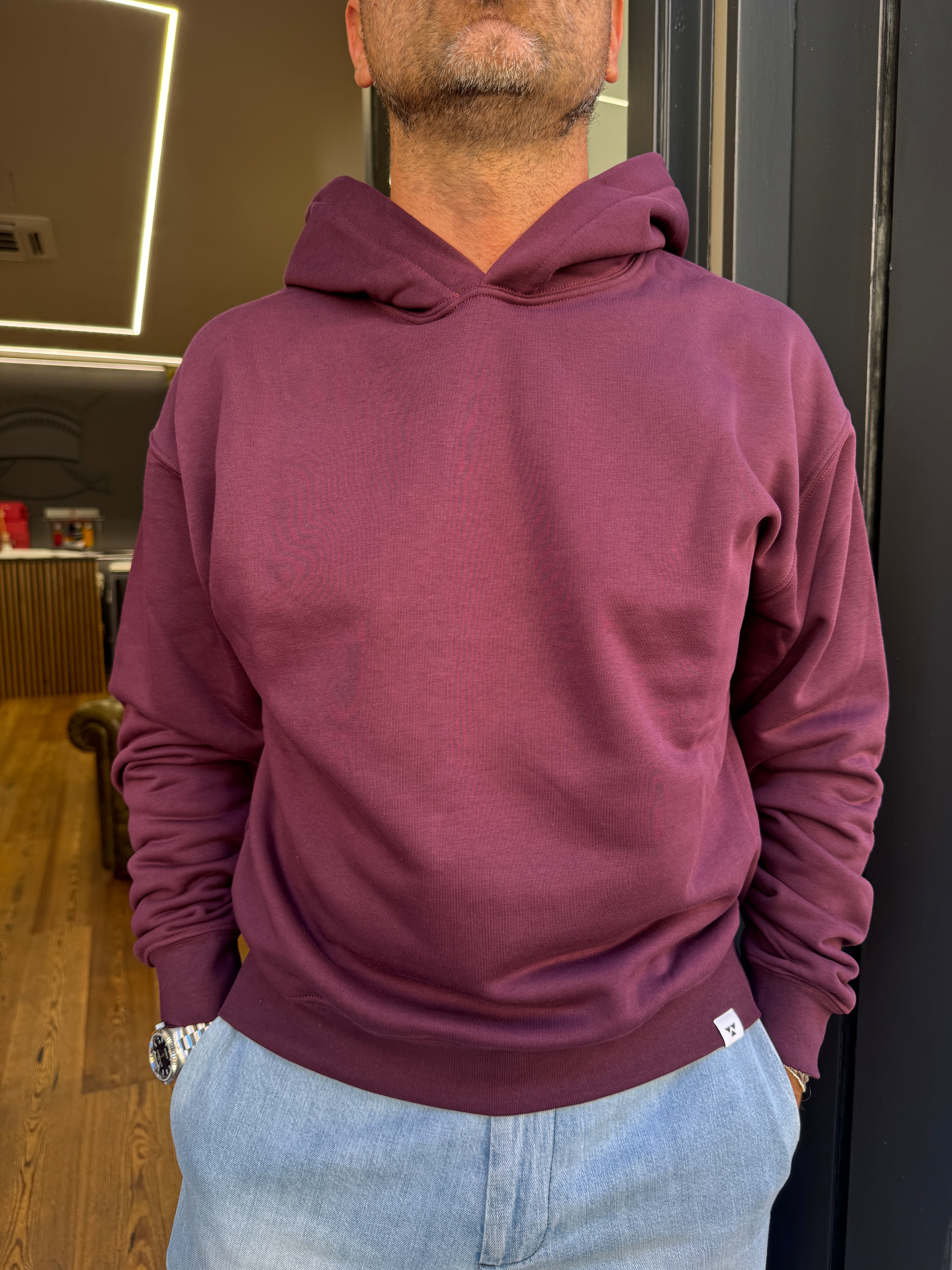 WOC: Phoenix- Felpa over con cappuccio