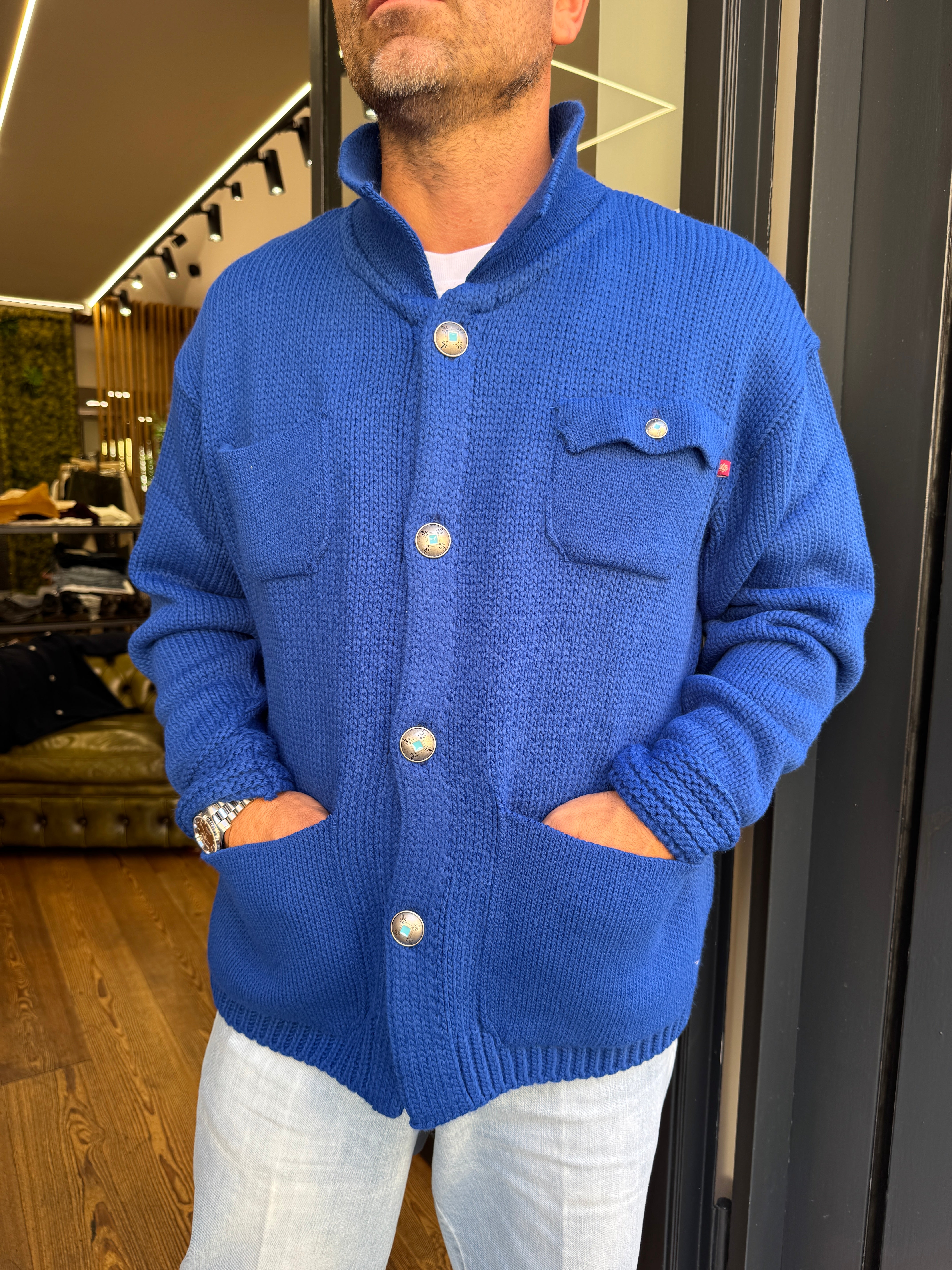 Telacruda: KNITWORK- Jacket overfit