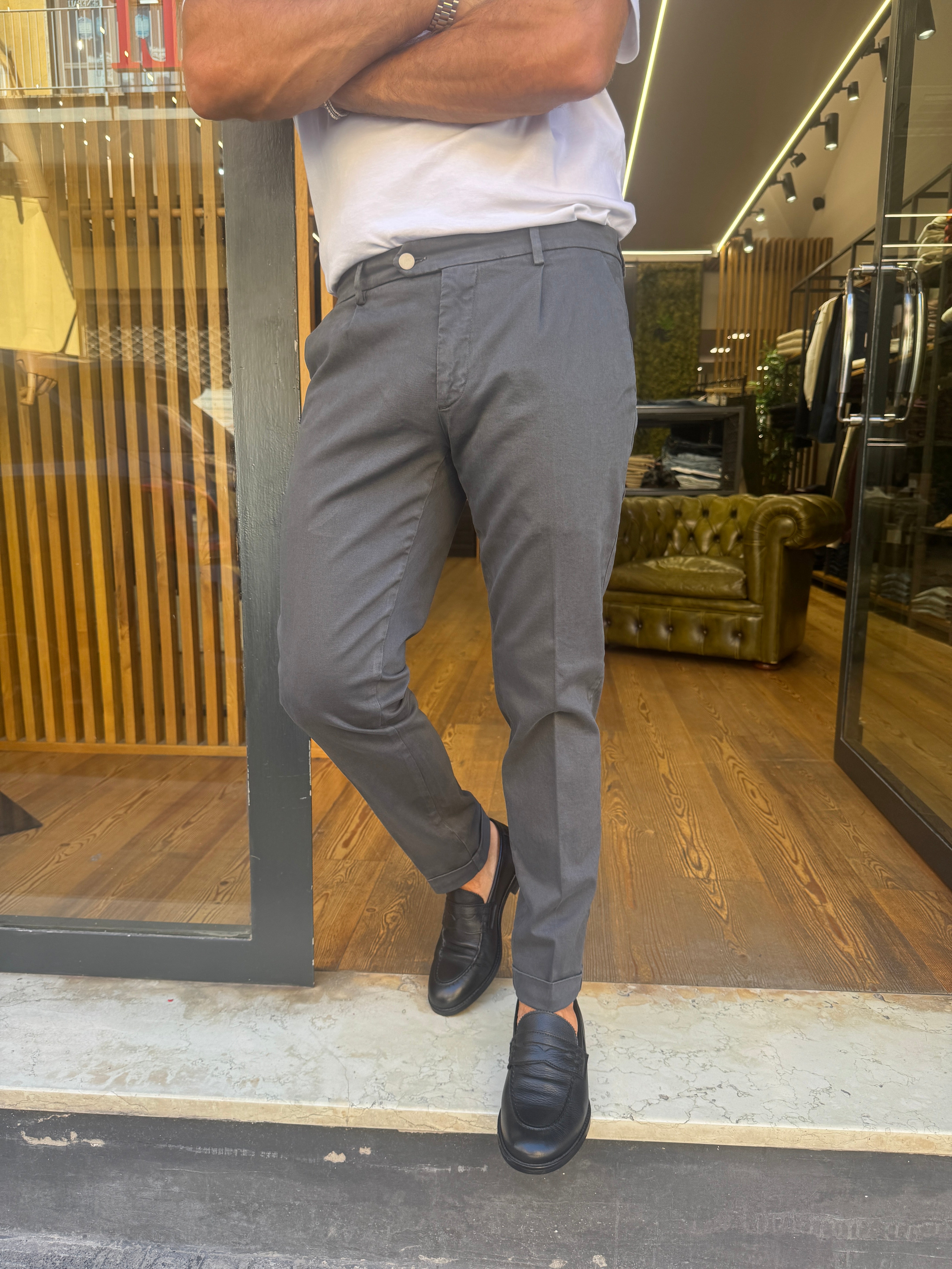 Vandom: Gabrielt193- Pantalone in gambardine con pence