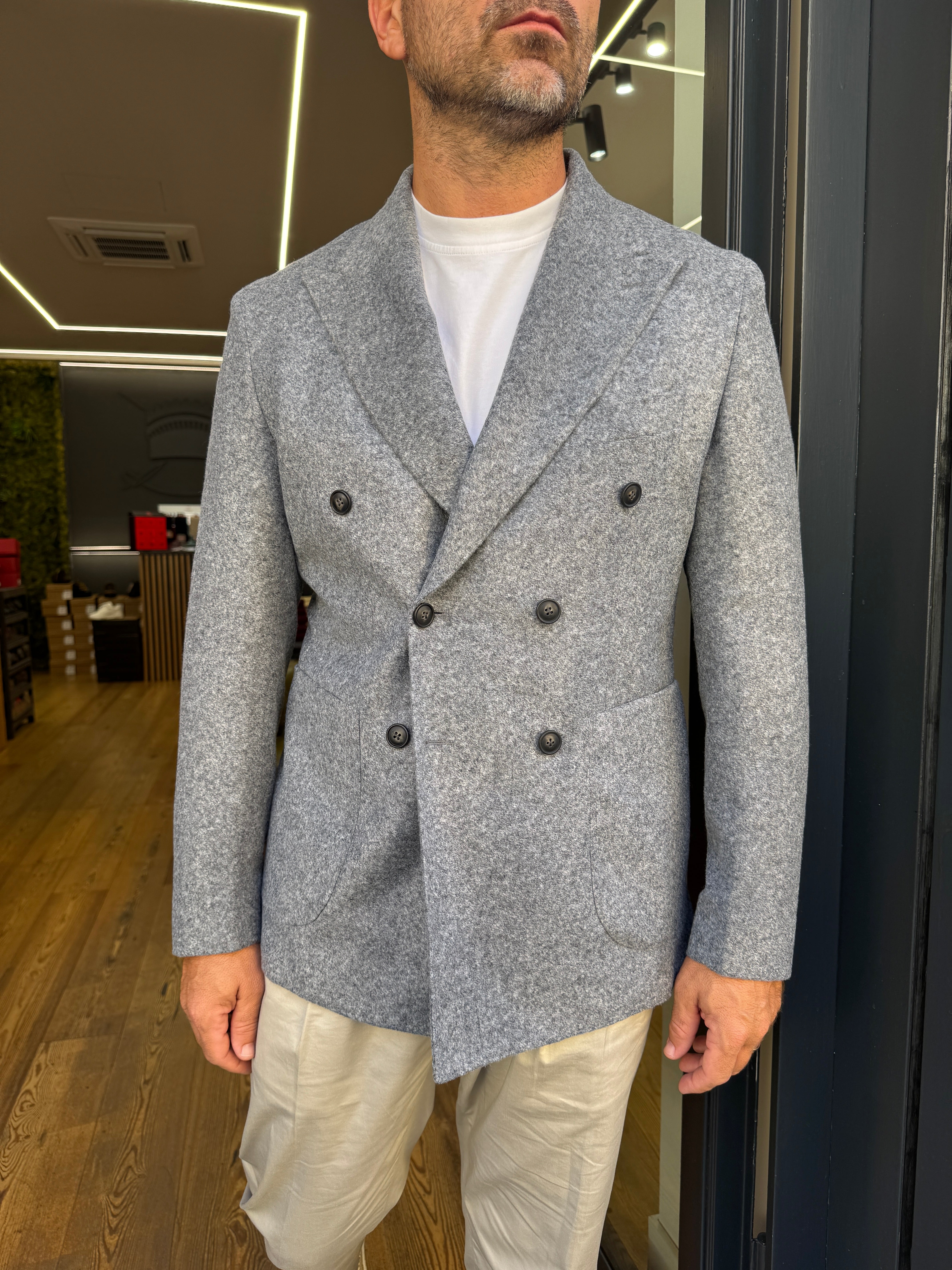 Martin Zelo: Jacket doppio petto in lana