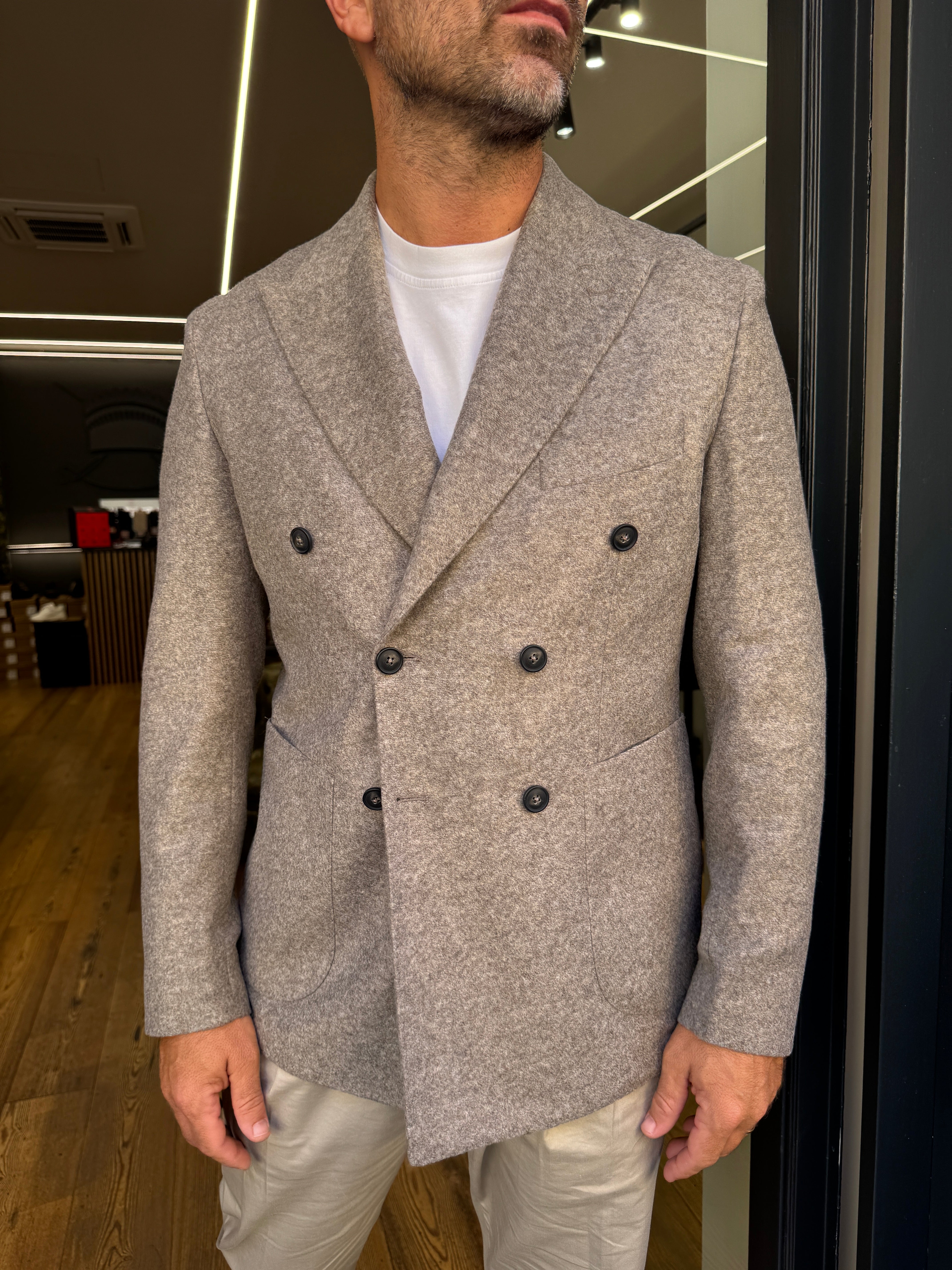 Martin Zelo: Jacket doppio petto in lana