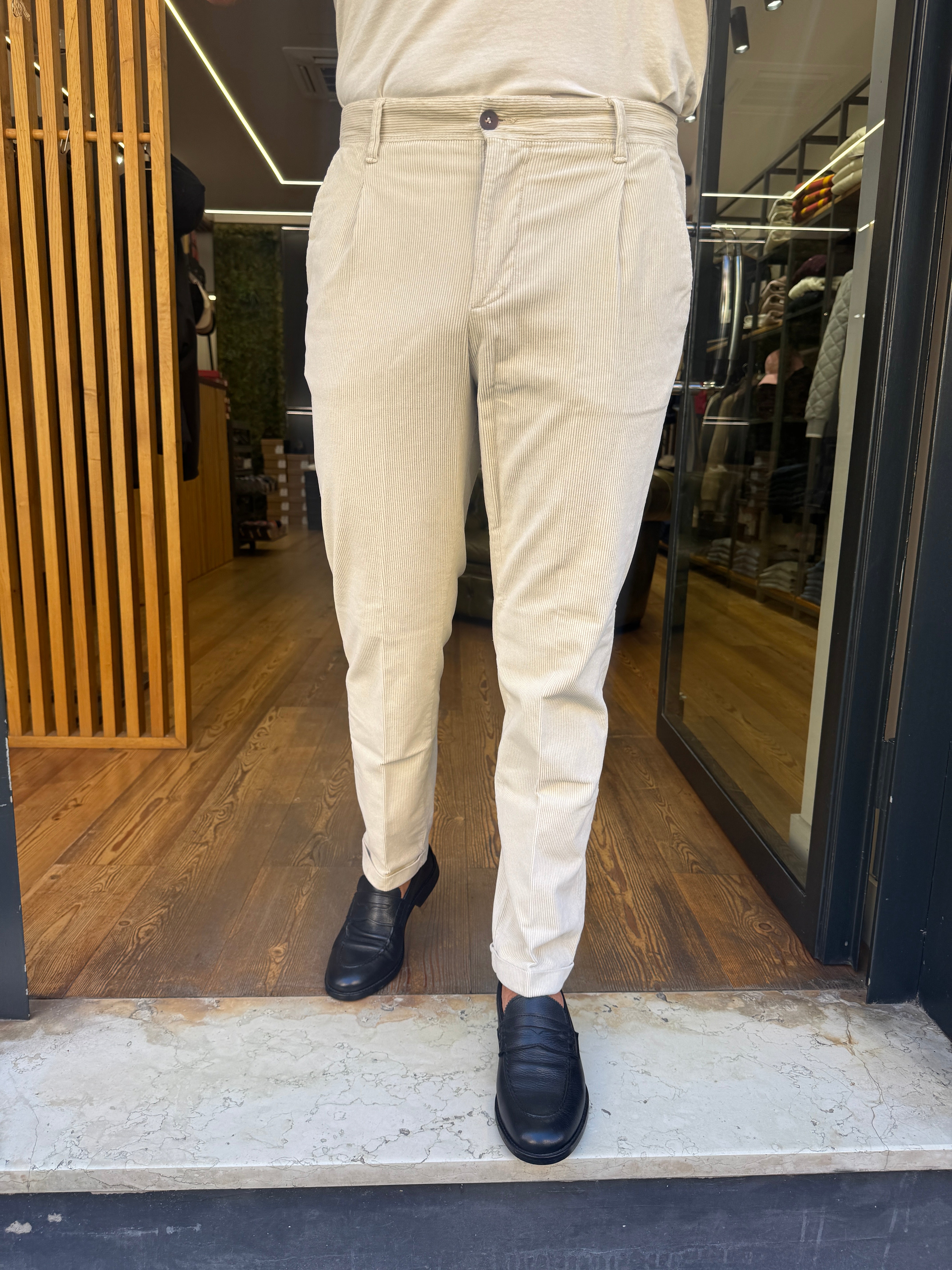 Squad: Amos- Pantalone in velluto a coste