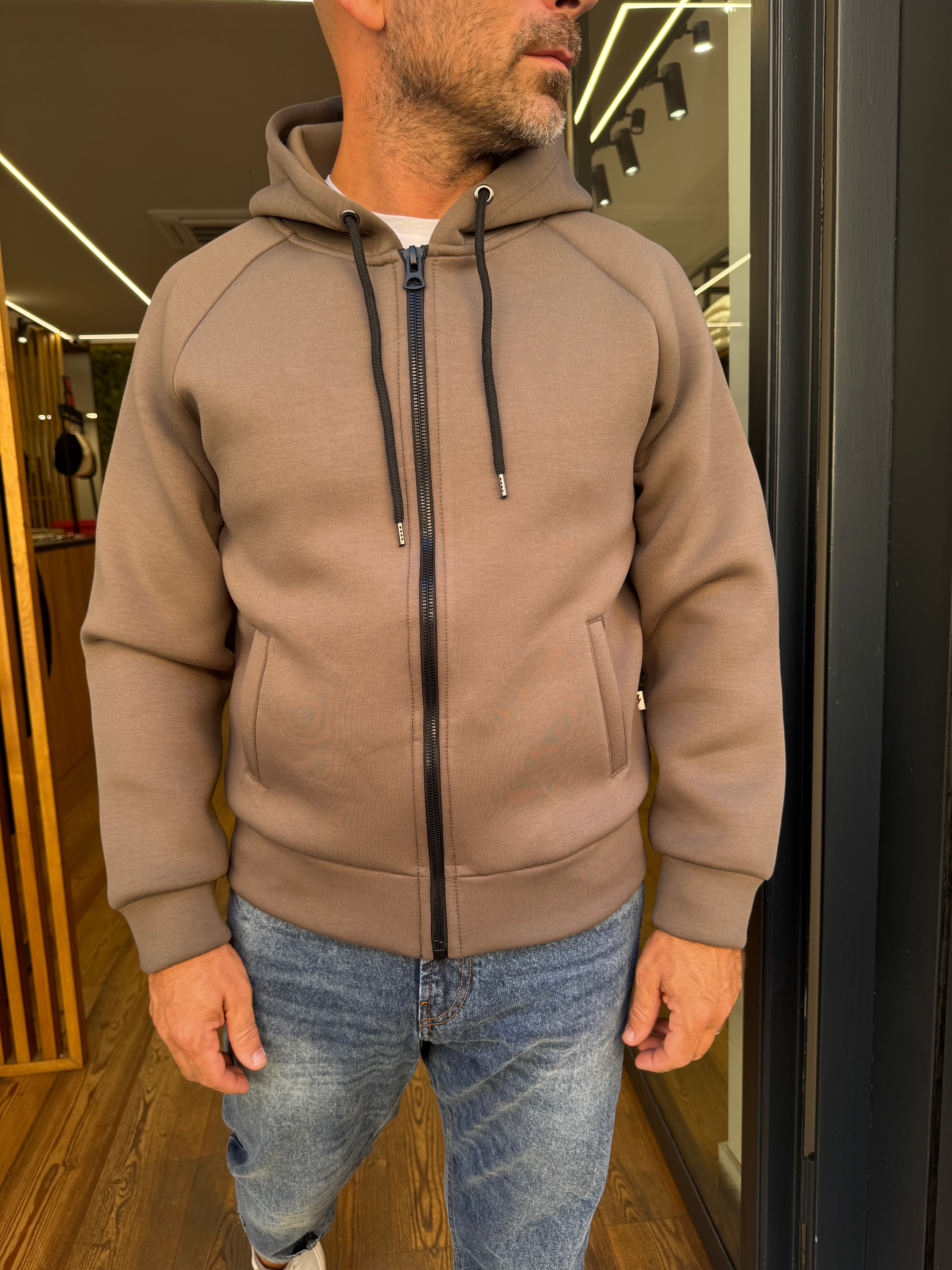 Trez: FEDERAL-NEL- FELPA NEOPRENE CON CAPPUCCIO