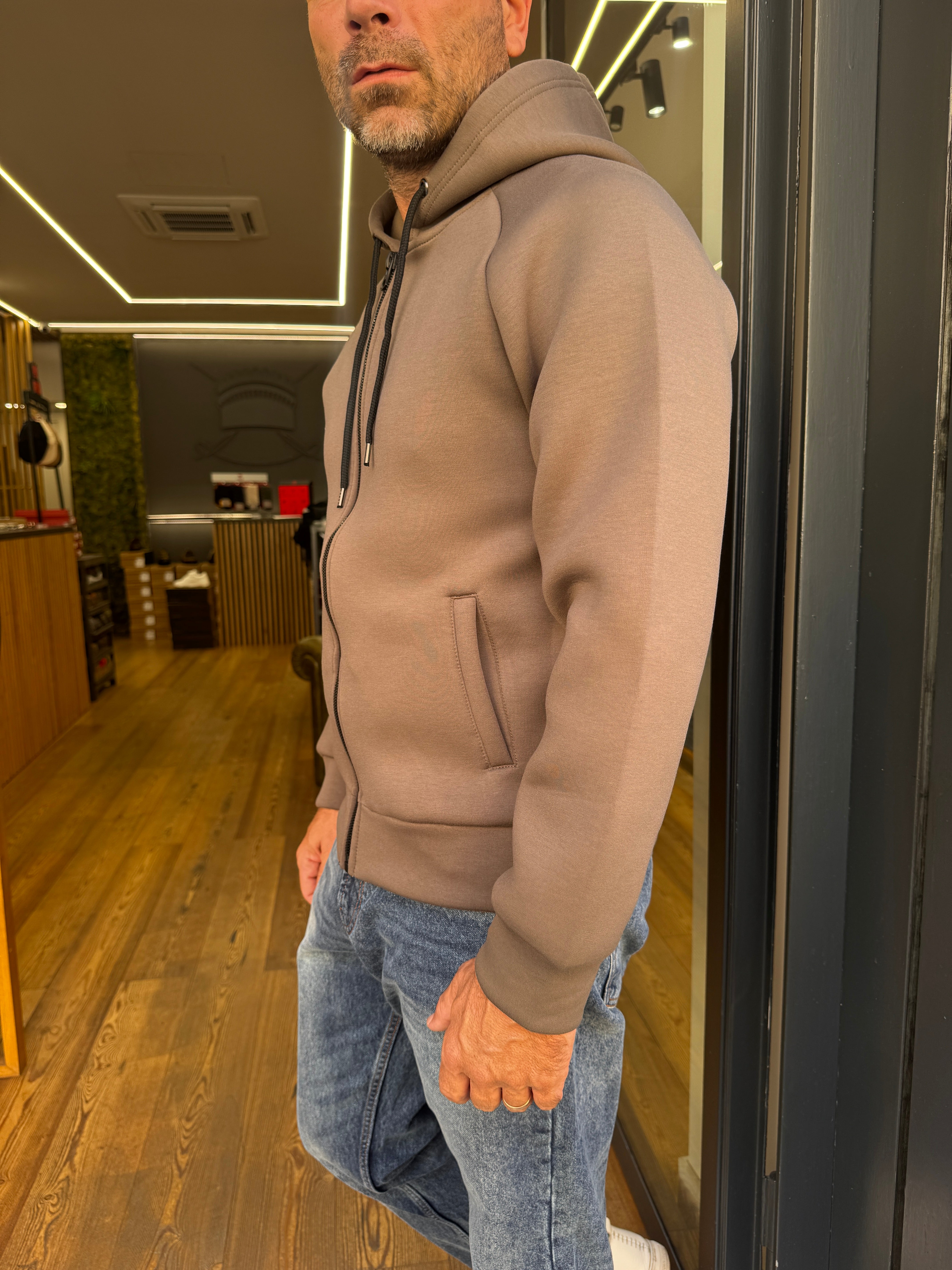 Trez: FEDERAL-NEL- FELPA NEOPRENE CON CAPPUCCIO