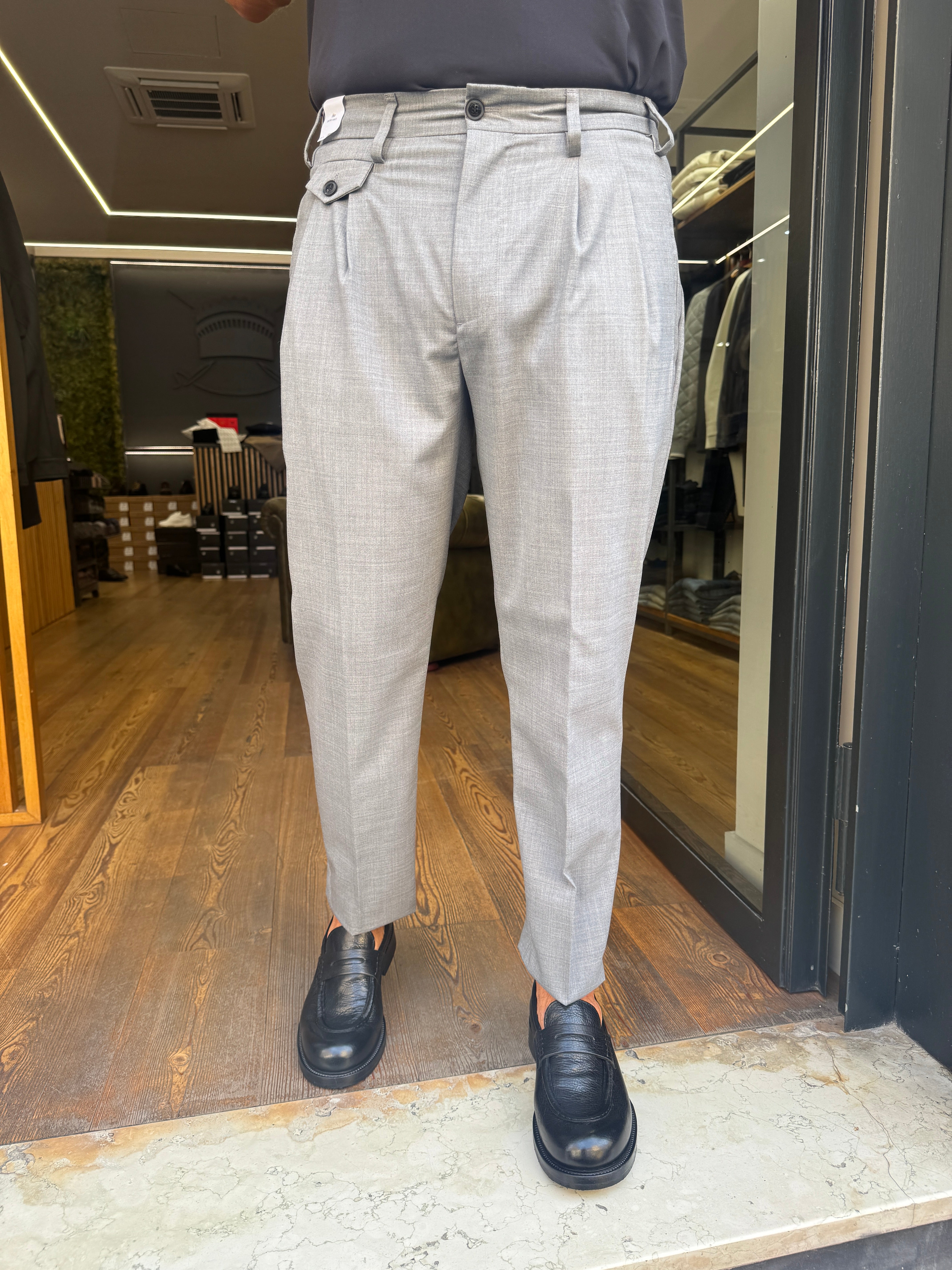 Entre Amis: Pantalone d/pinces regular fit