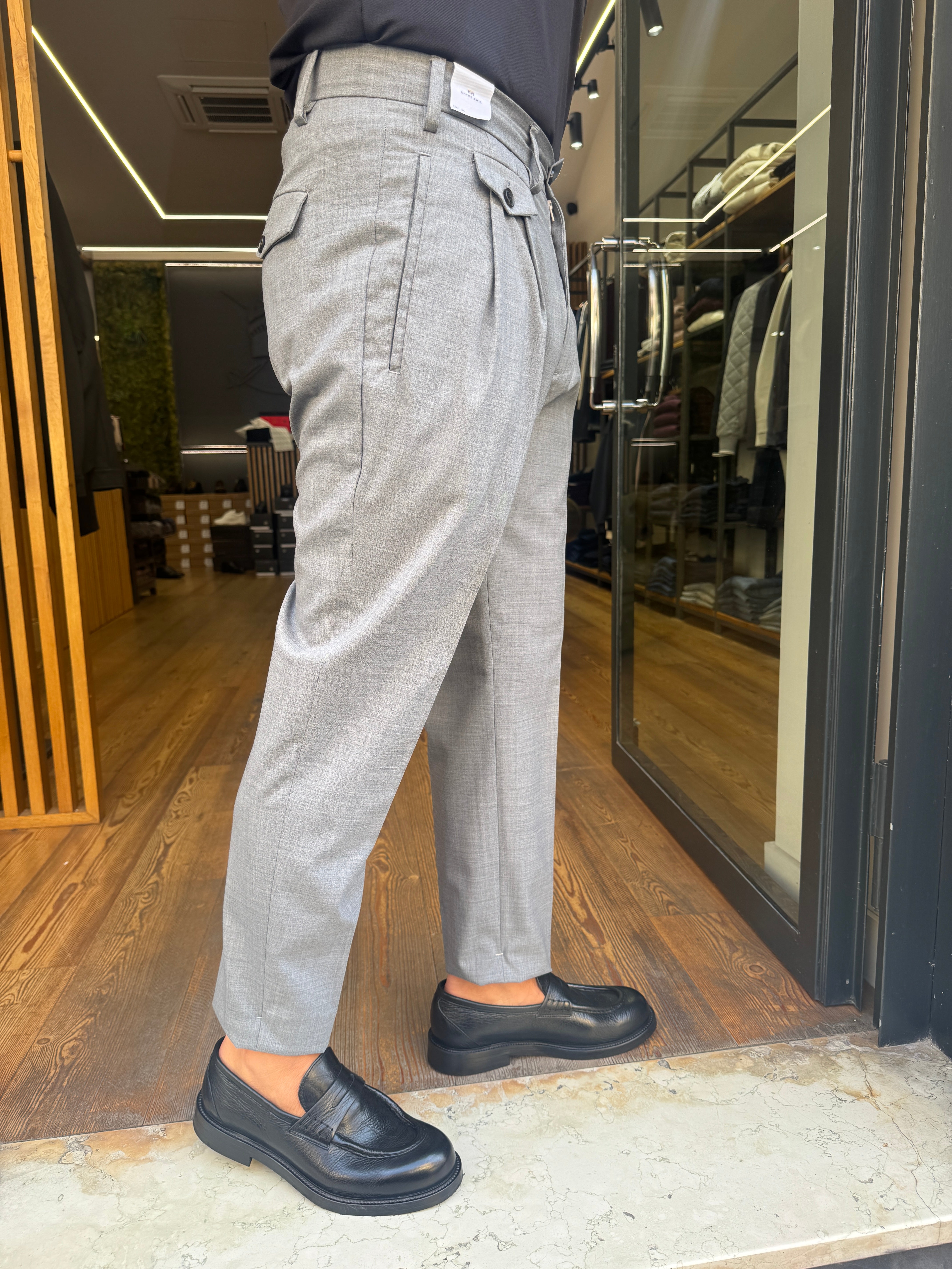 Entre Amis: Pantalone d/pinces regular fit