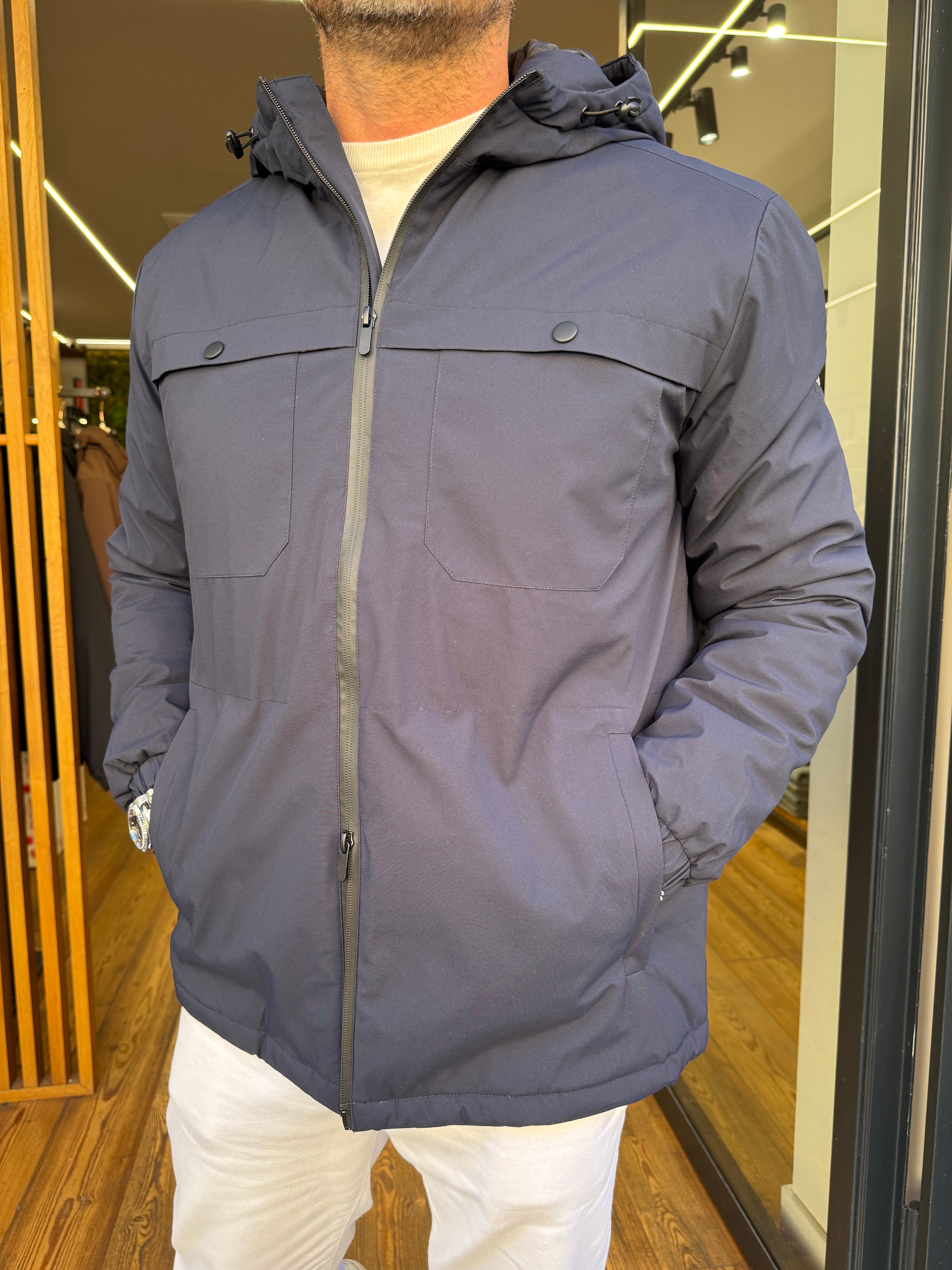 Squad: GBS402- Giubbotto con cappuccio