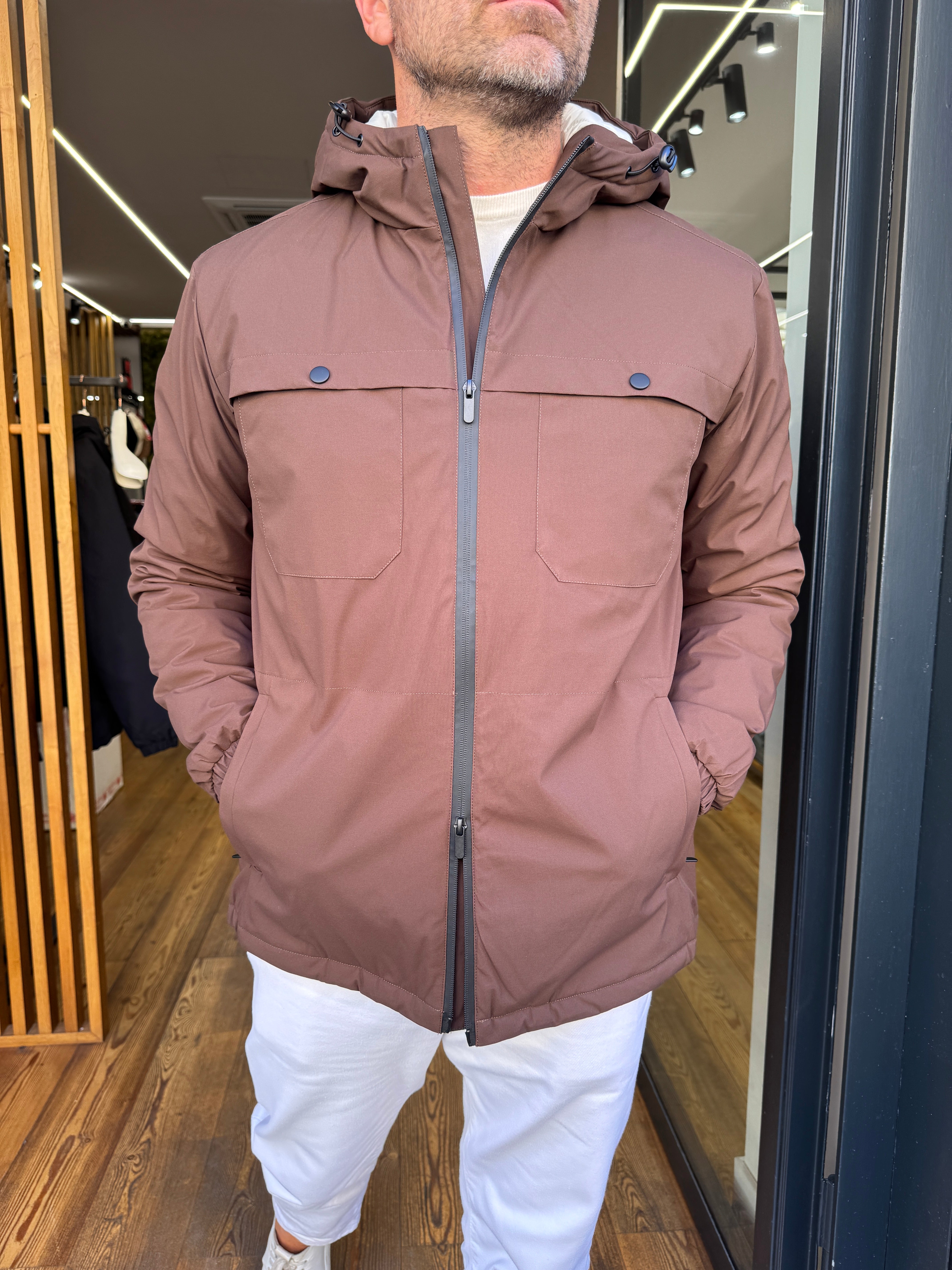 Squad: GBS402- Giubbotto con cappuccio