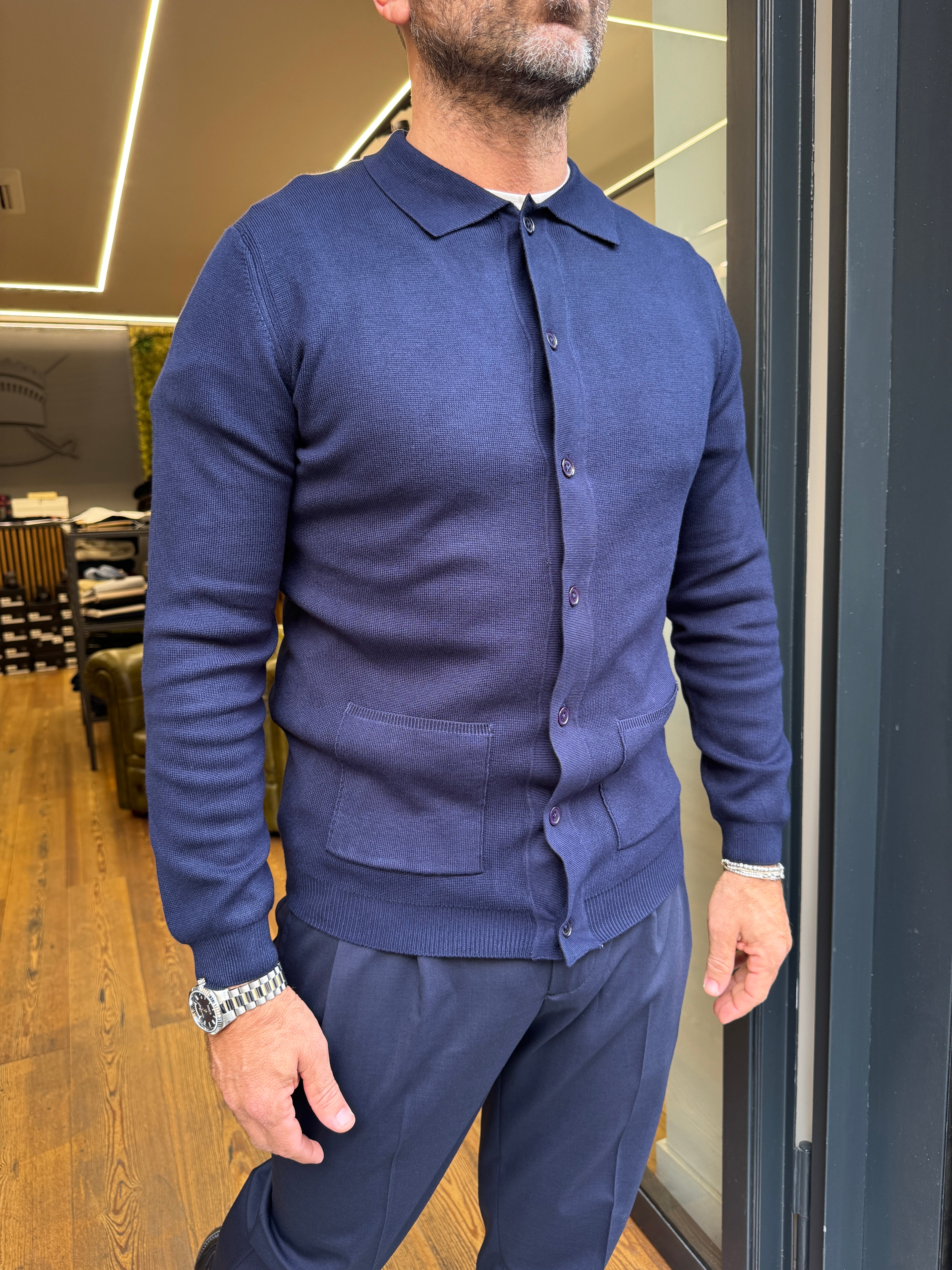 Squad: Polo Camicia in cotone con tasche