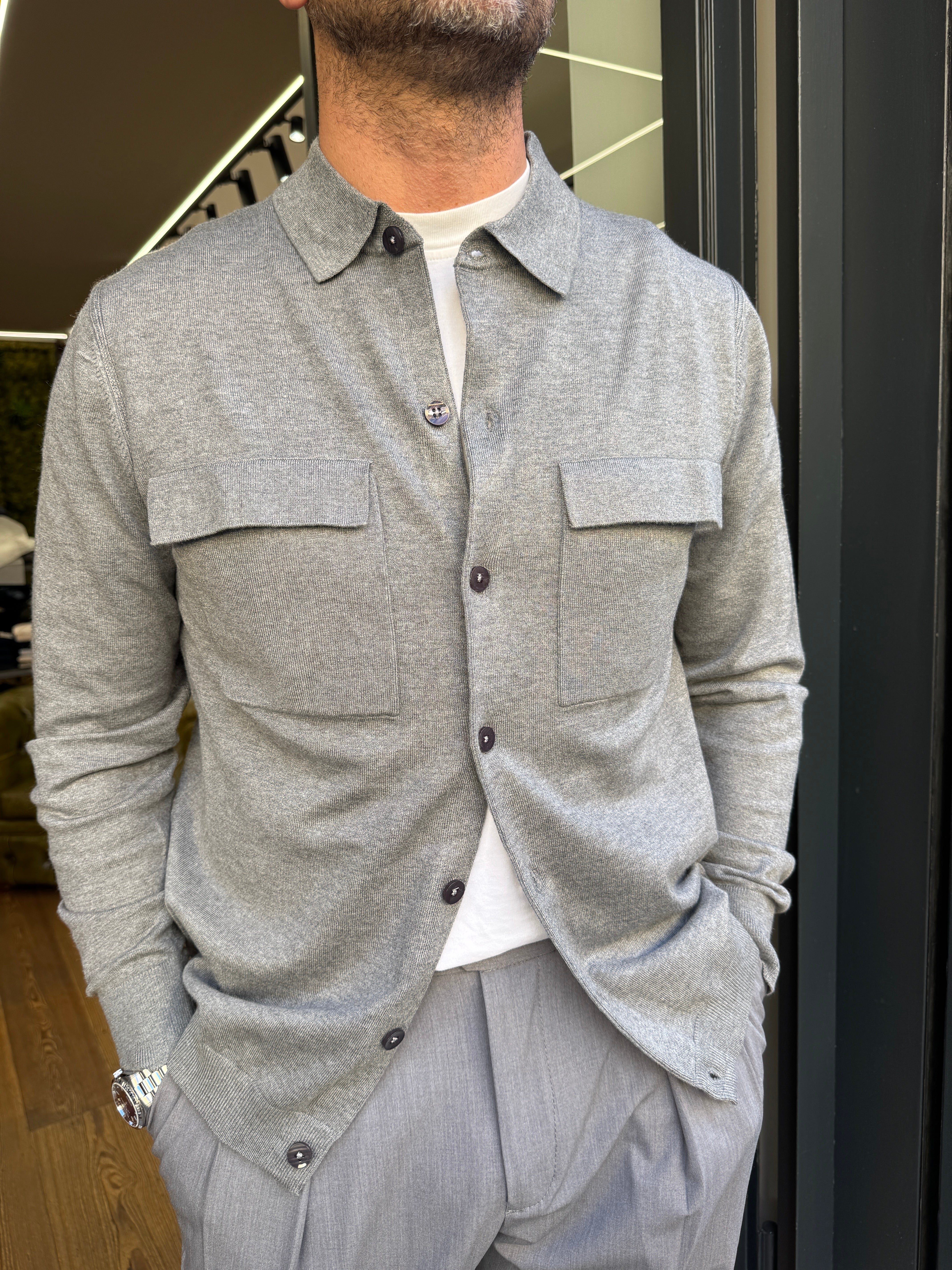 Diktat: Polo Camicia con tasche