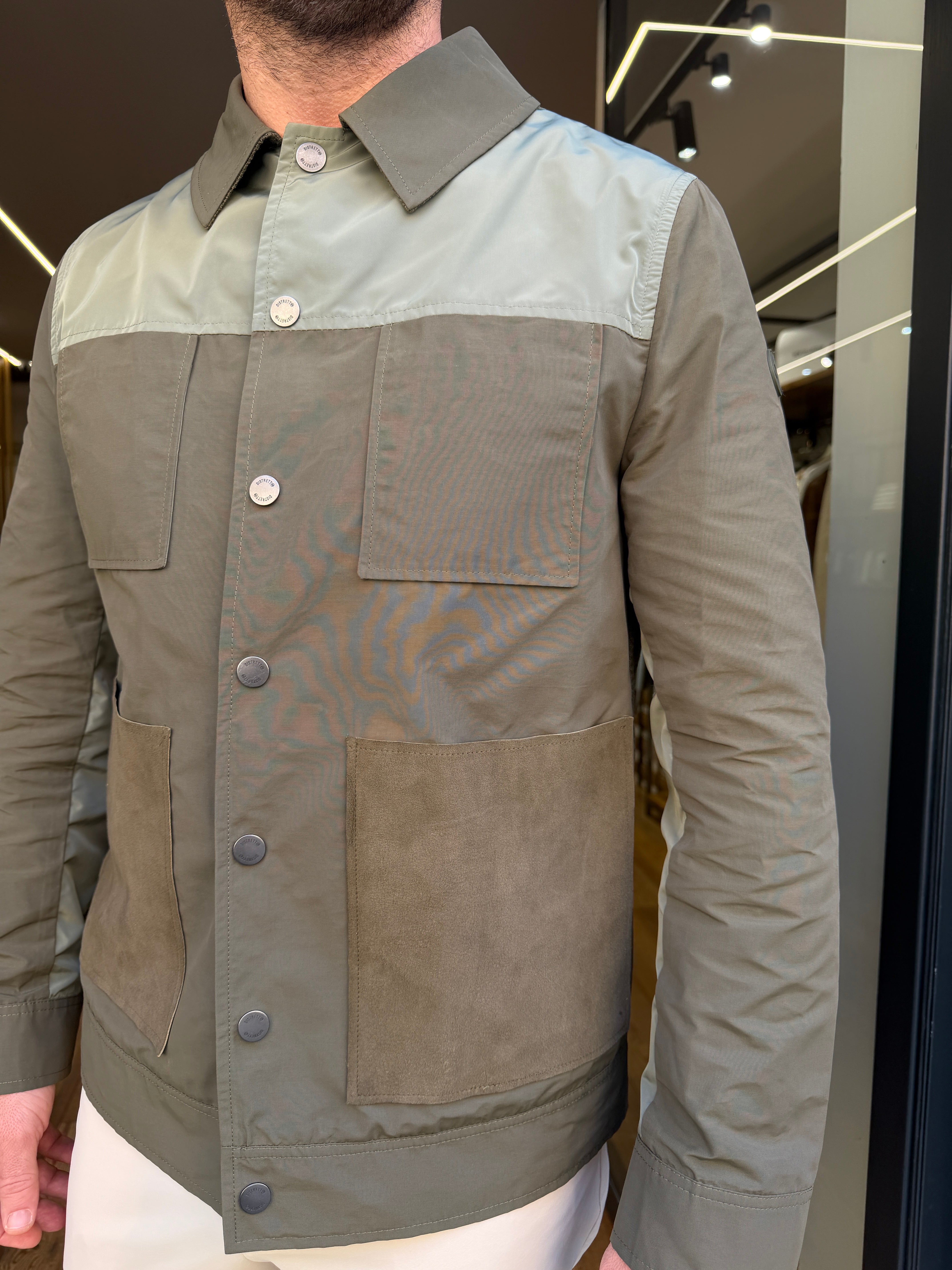 Distretto12: Giubbotto Aviatore For The Future In Mix Di Tessuti Tecnici