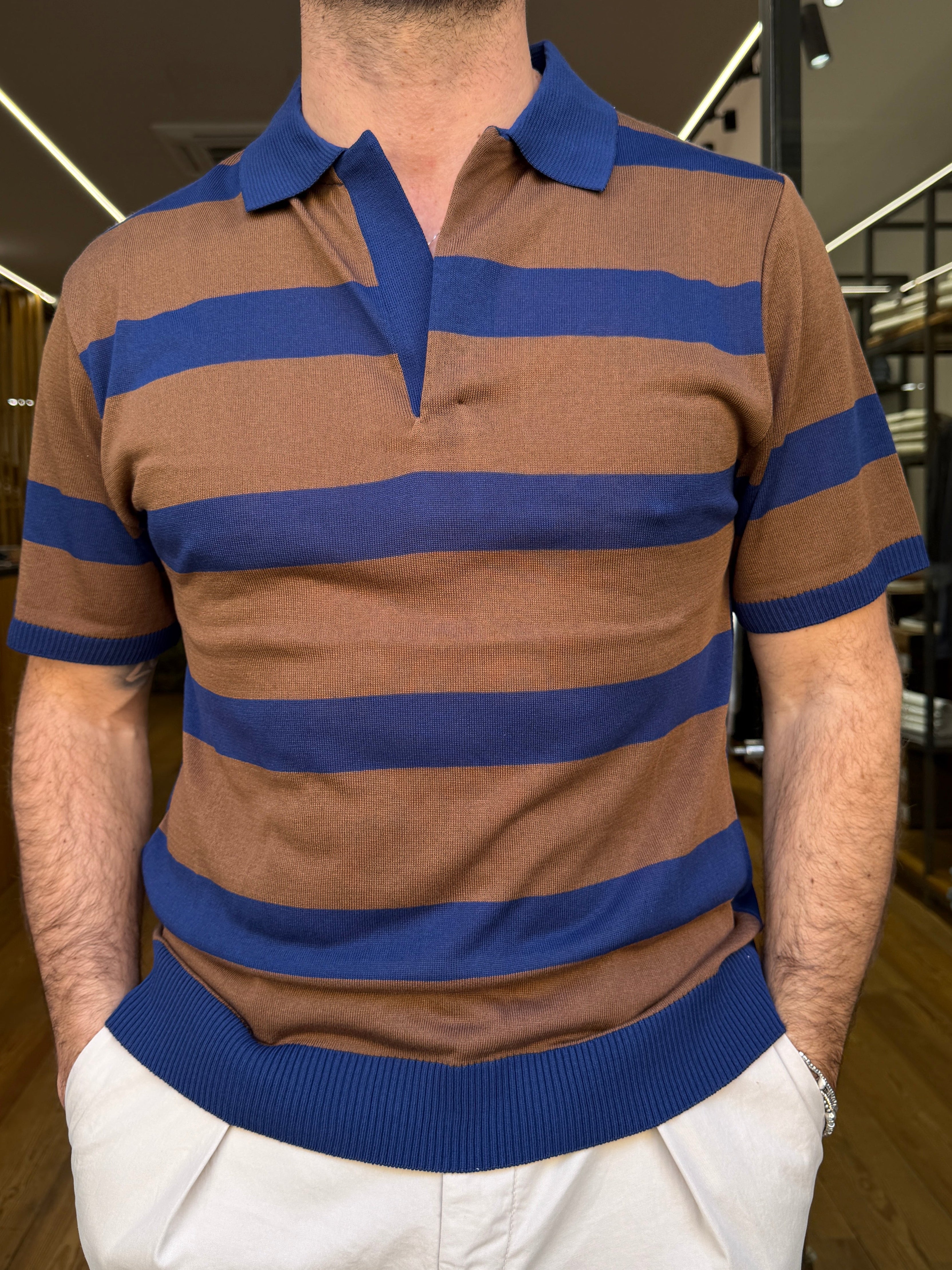 Squad: Polo Mezza Manica a Righe