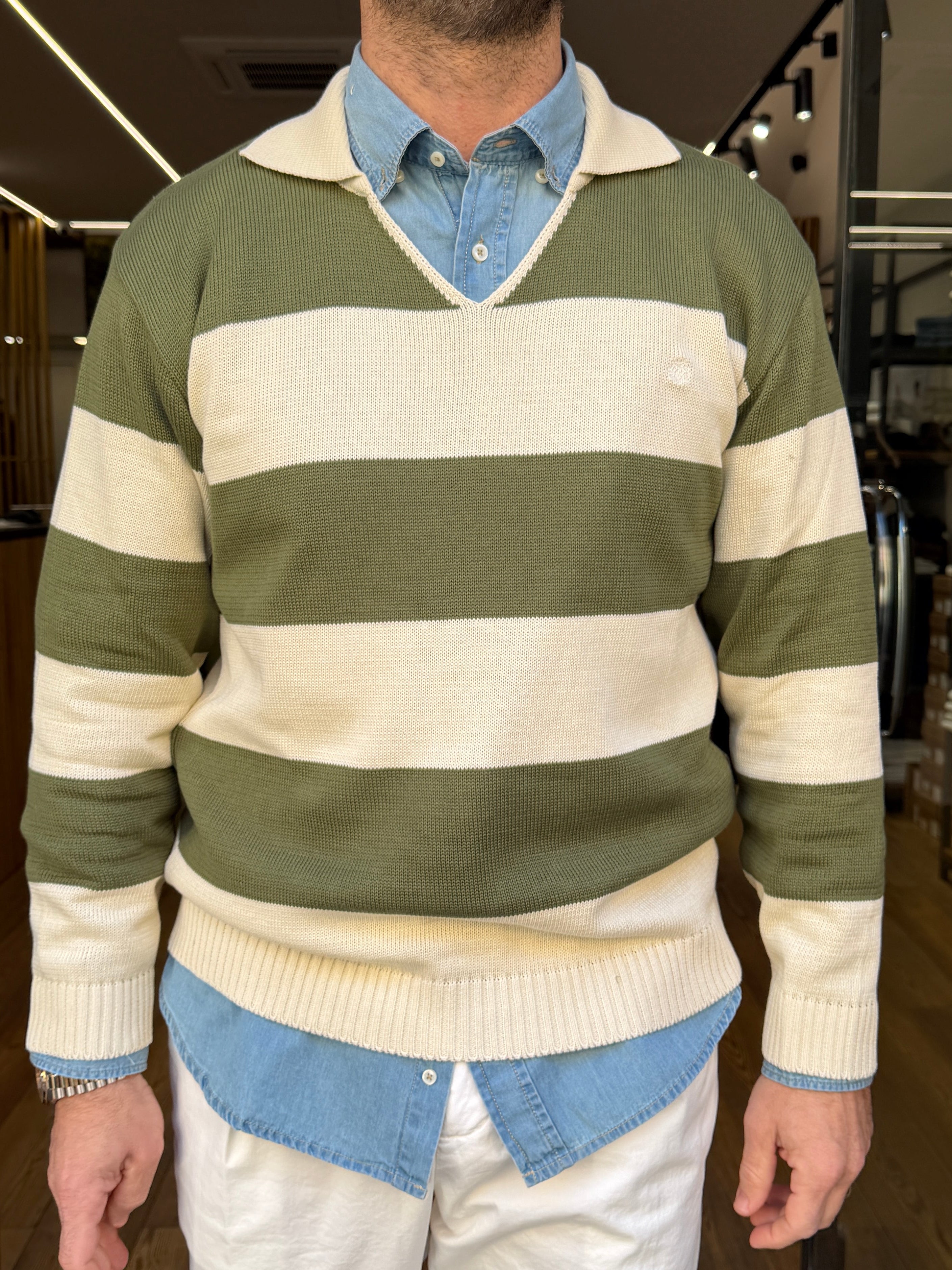 Telacruda: Polo Sweater