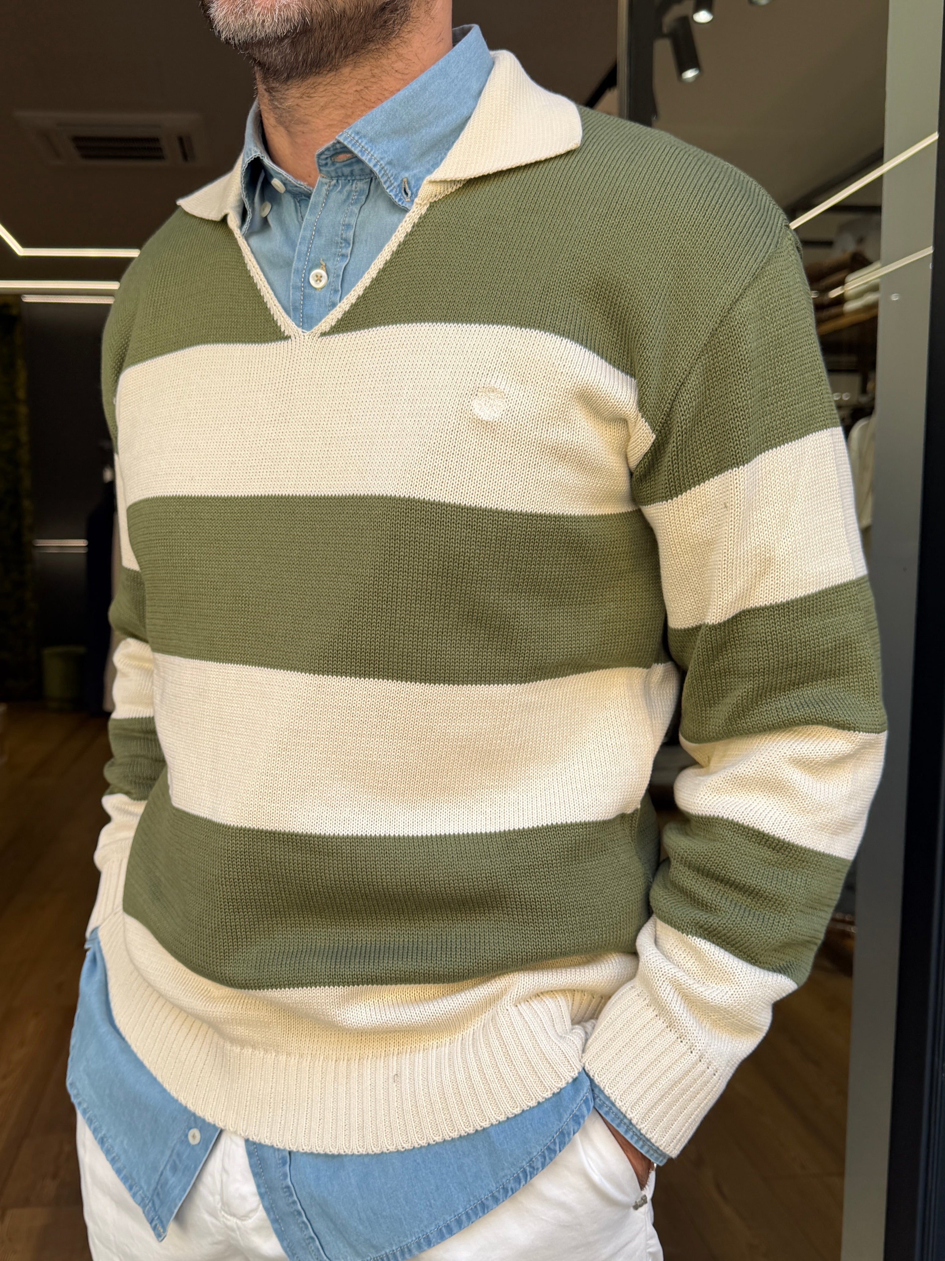 Telacruda: Polo Sweater