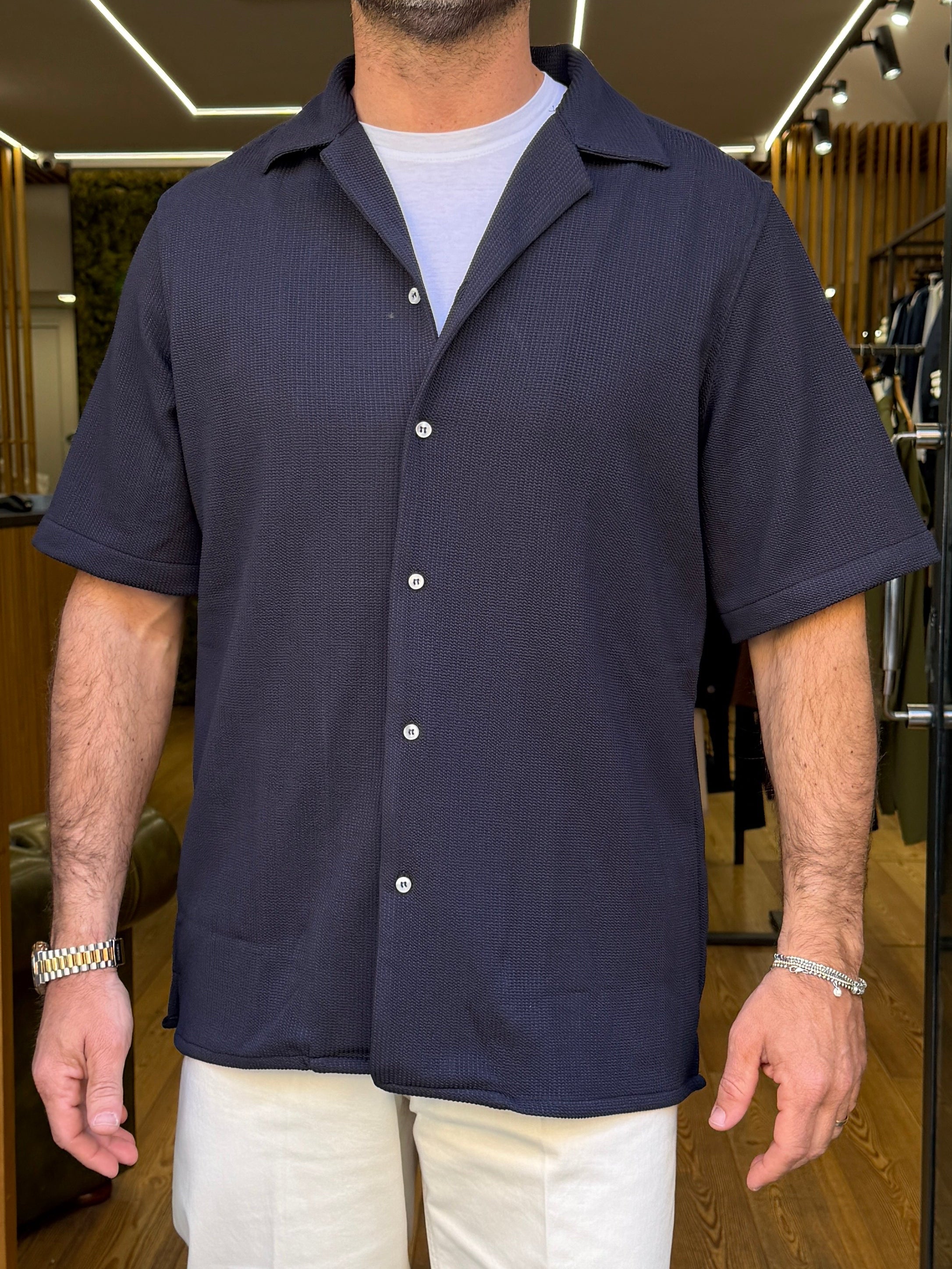 SQUAD: Camicia Relax in maglia