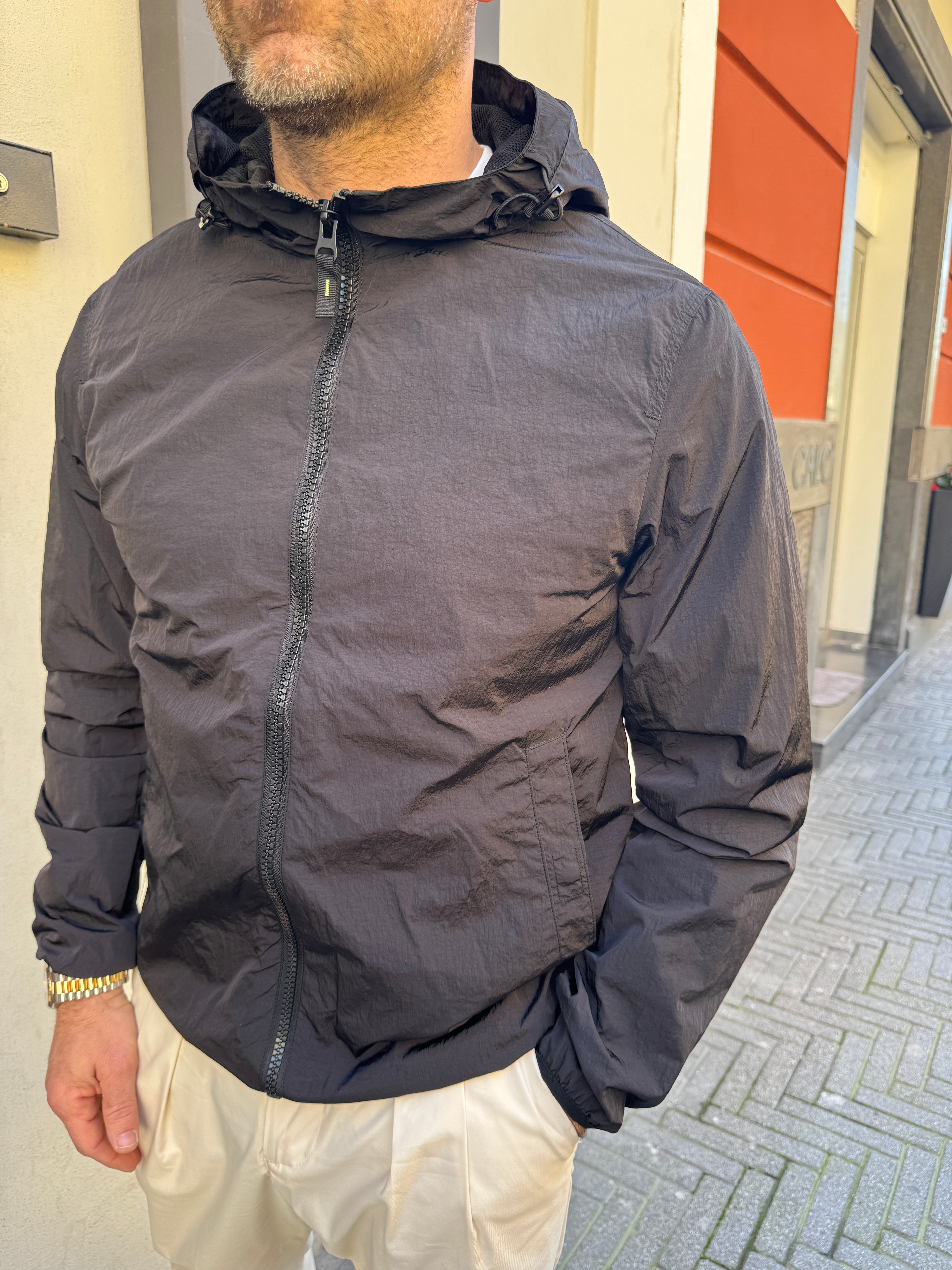 Trez: Gol Crink- Giubbotto con cappuccio