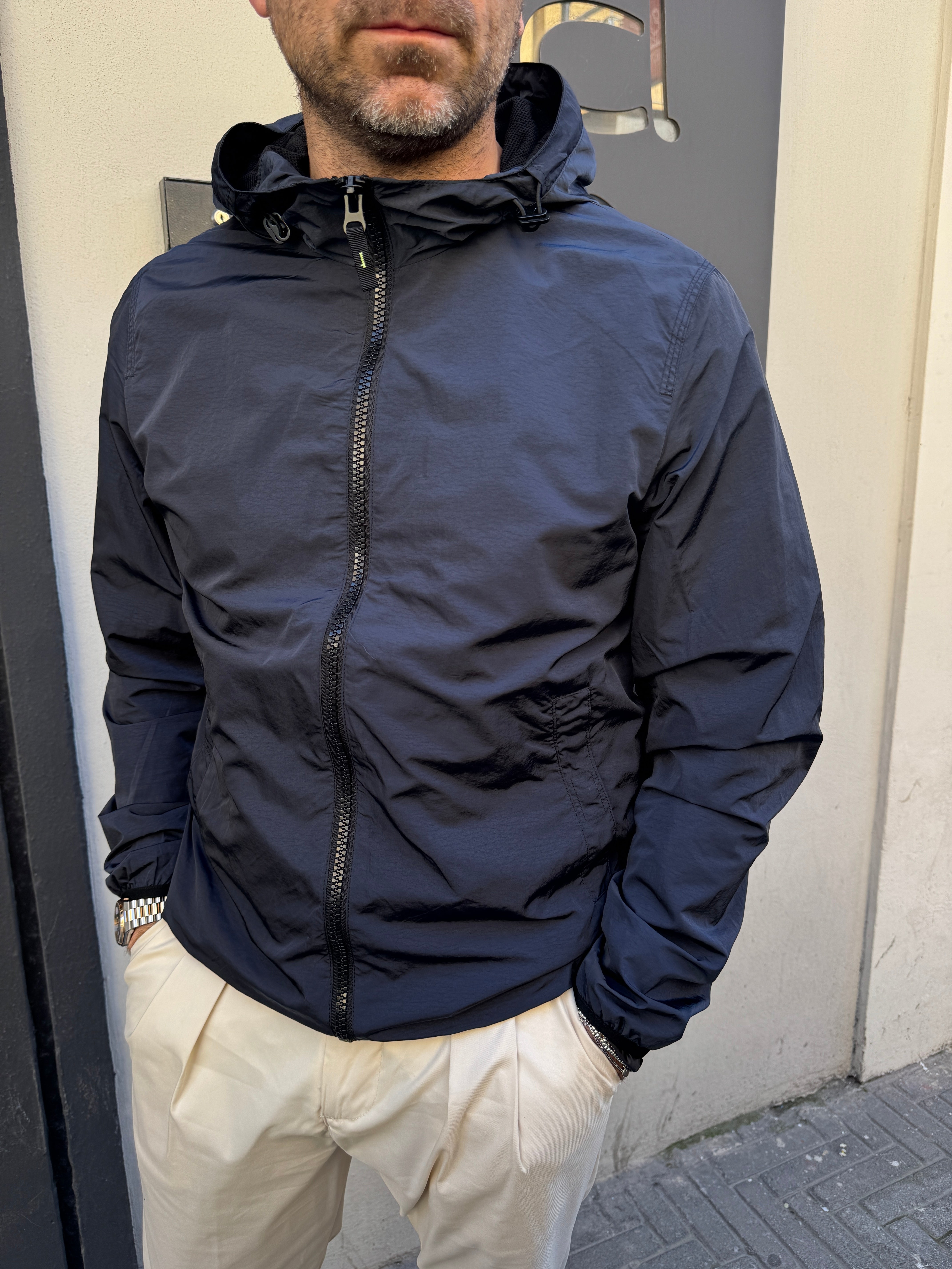 Trez: Gol Crink- Giubbotto con cappuccio