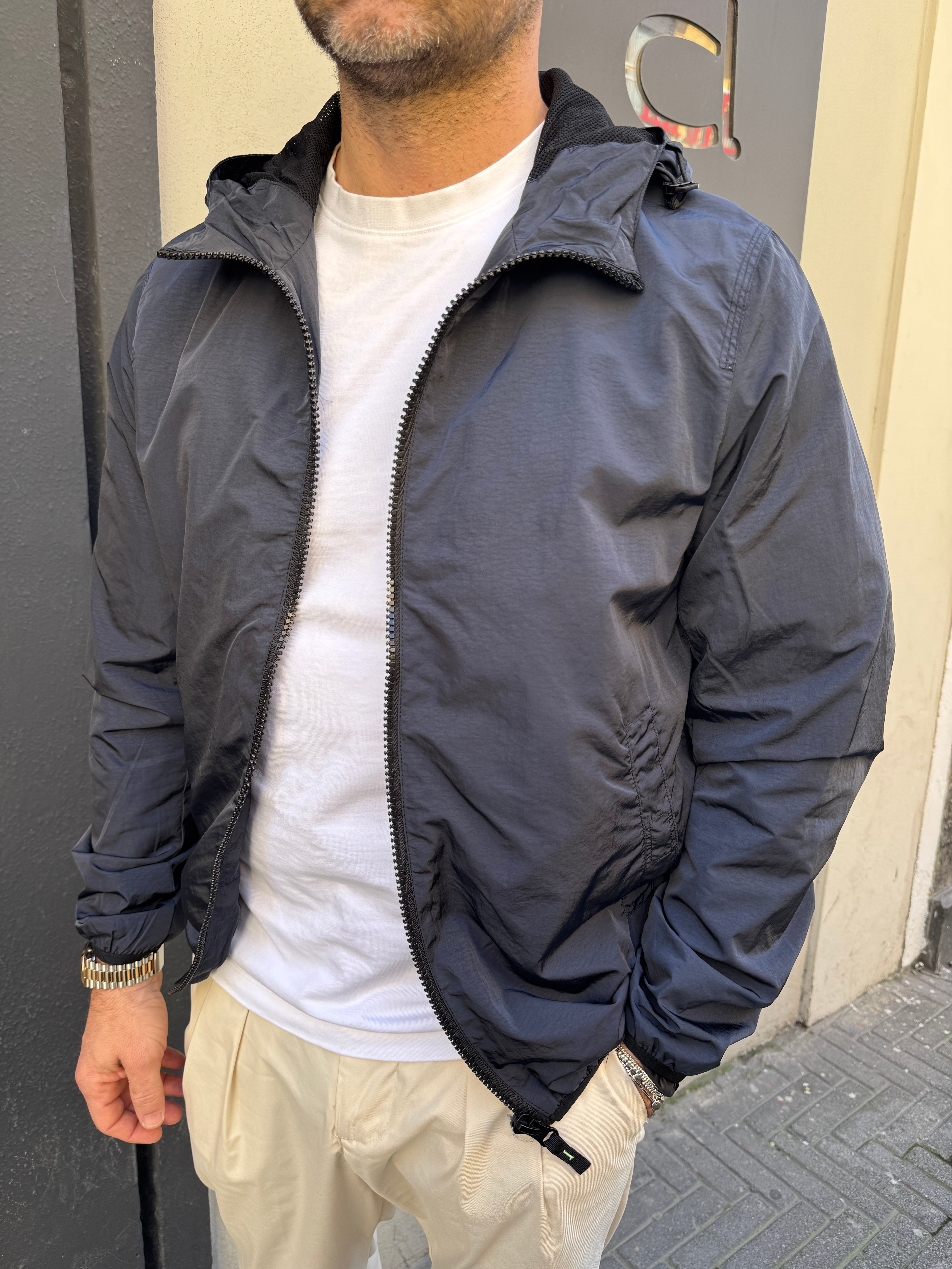 Trez: Gol Crink- Giubbotto con cappuccio