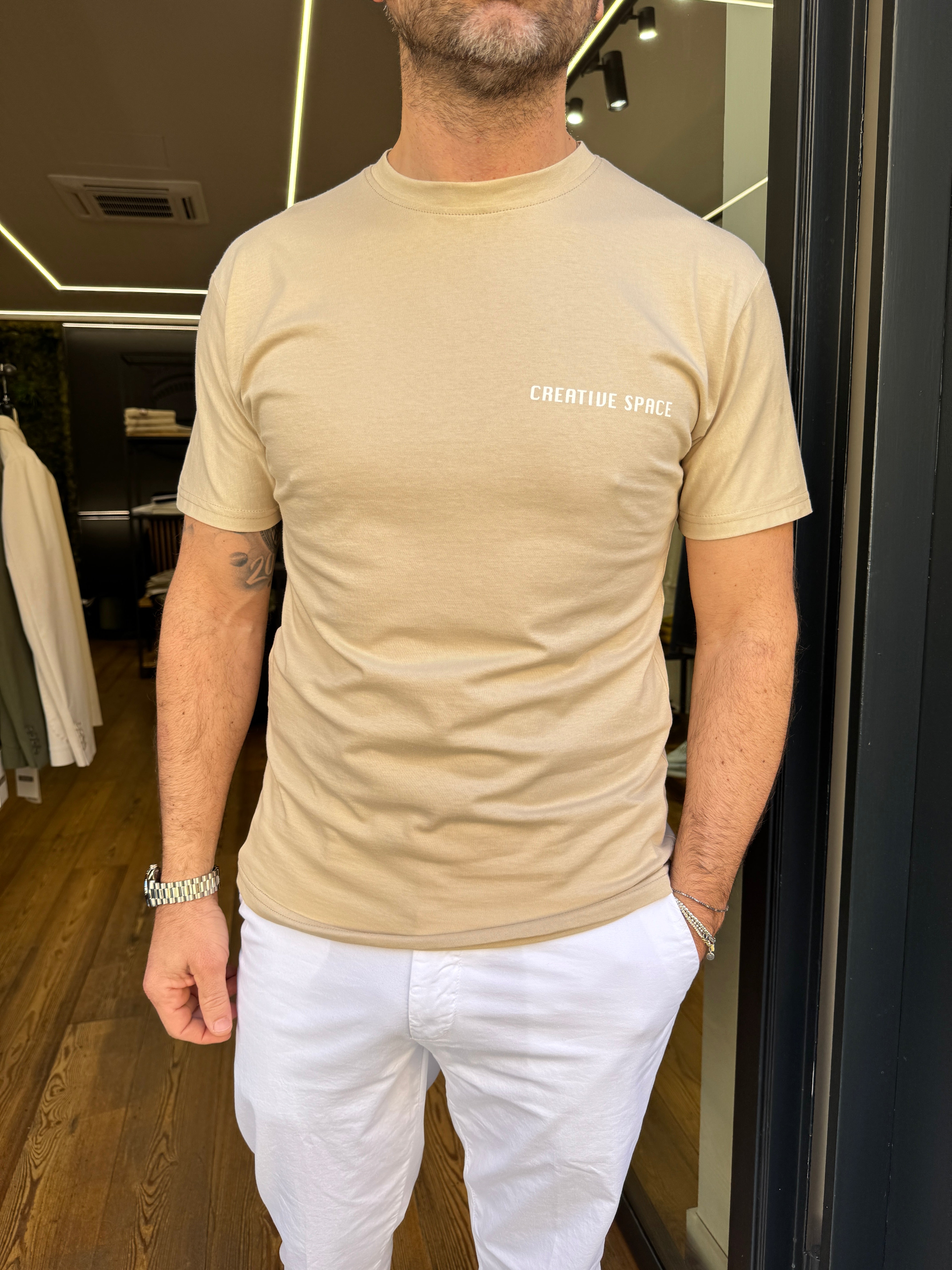 Squad: TRES- T-Shirt in cotone con logo