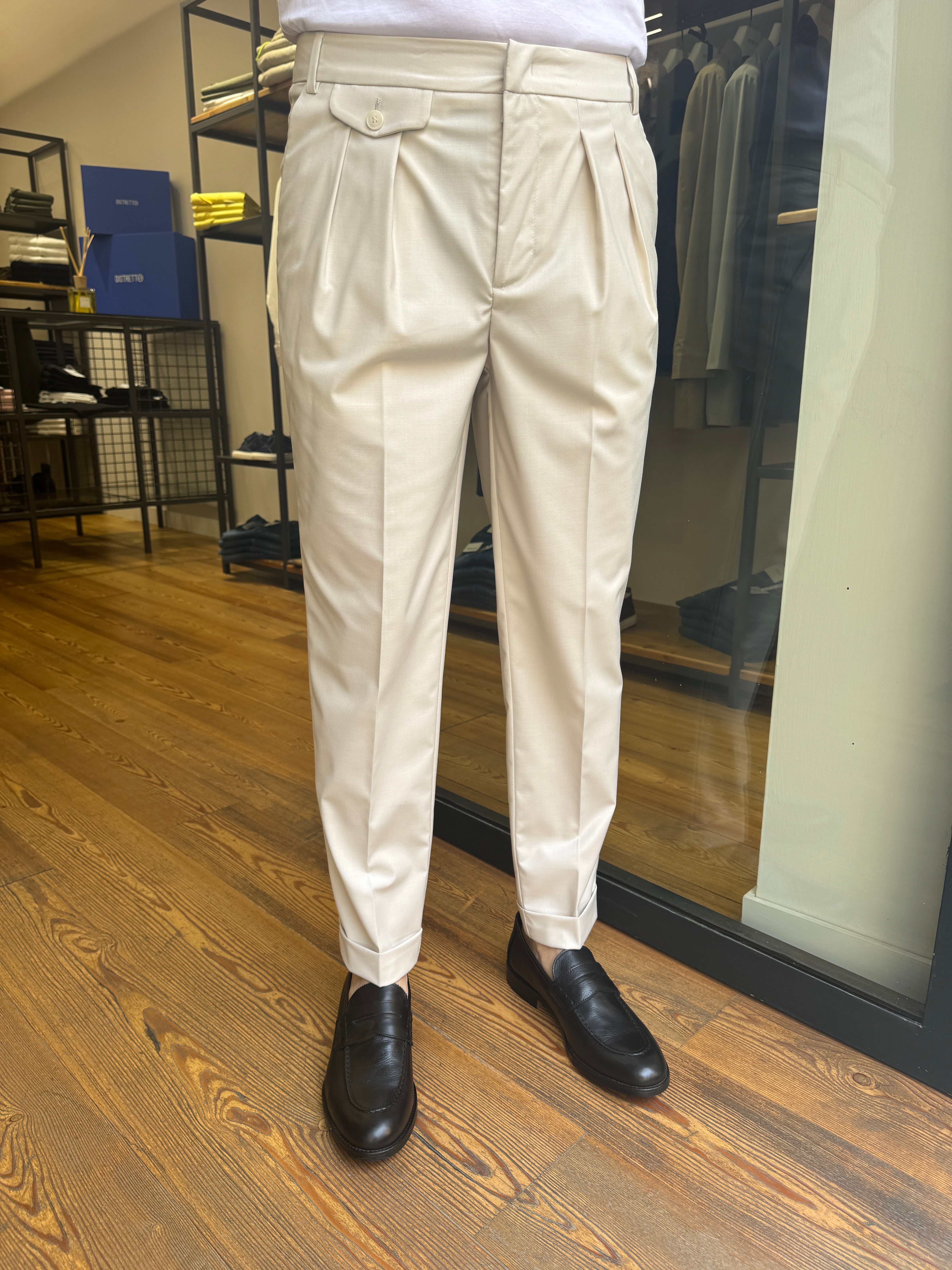 Bonheur: Sakai 1204- Pantalone con pinces