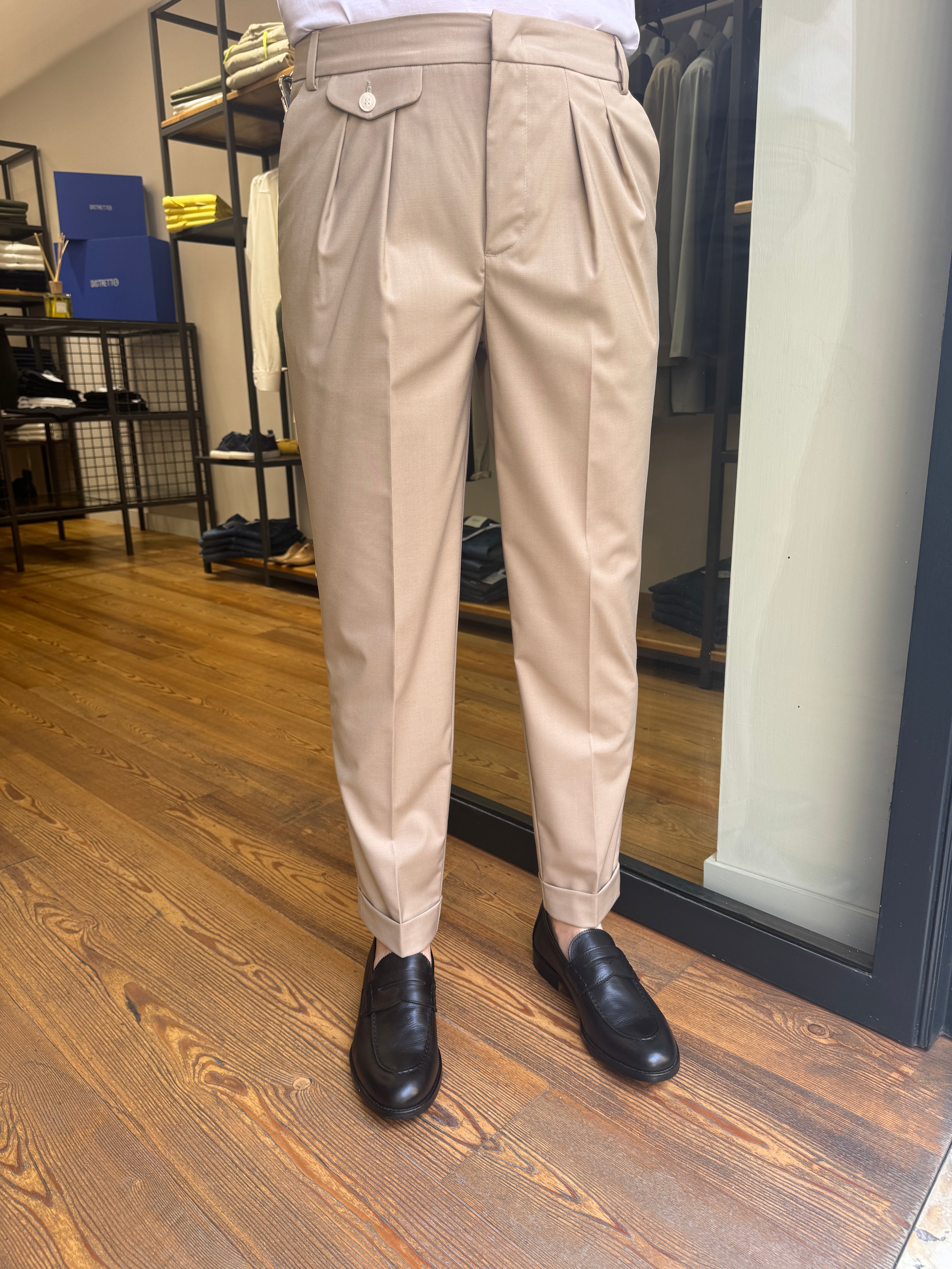 Bonheur: Sakai 1204- Pantalone con pinces