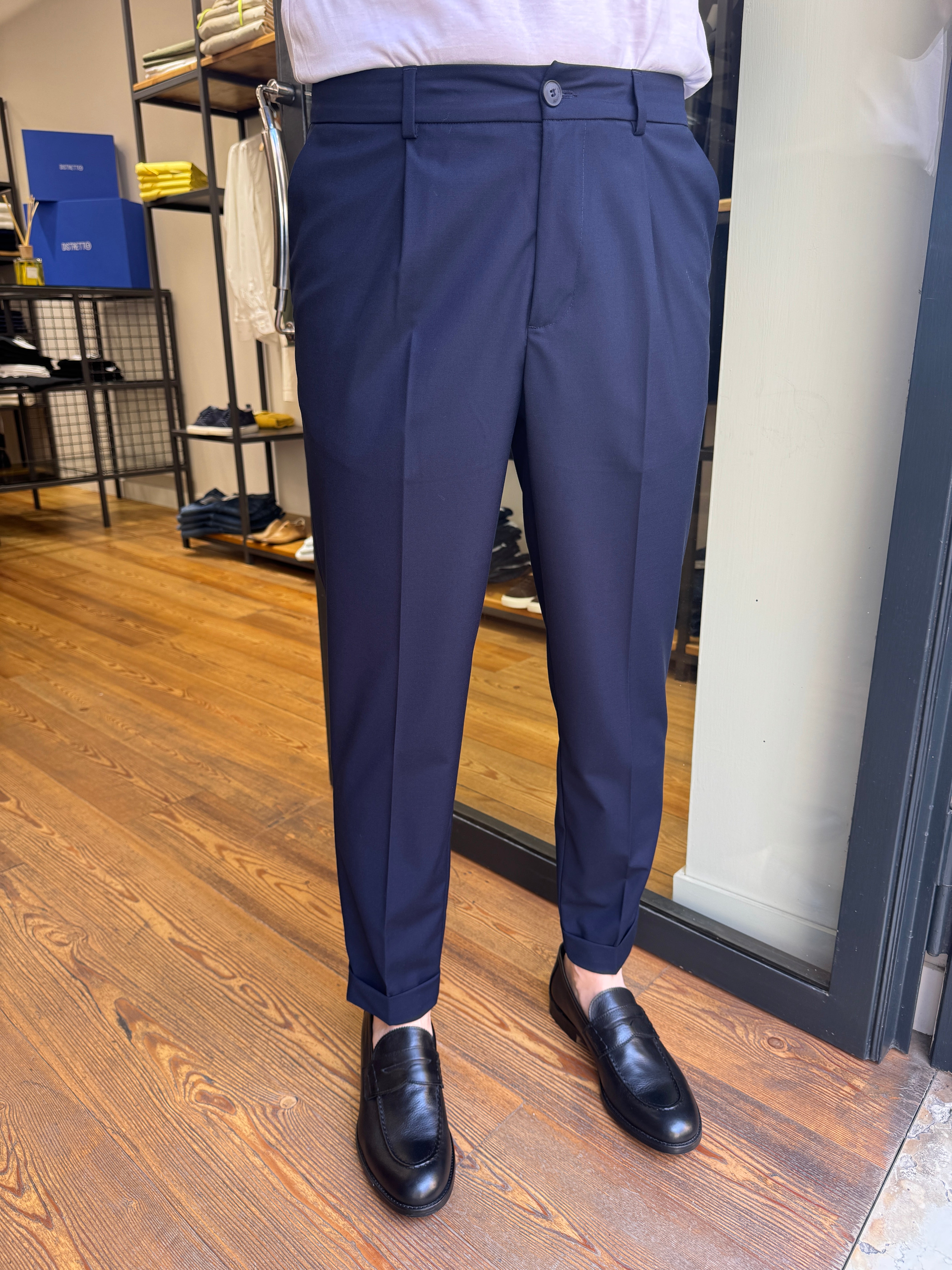 Bonheur: Pechino/1204- Pantaloni c/pince