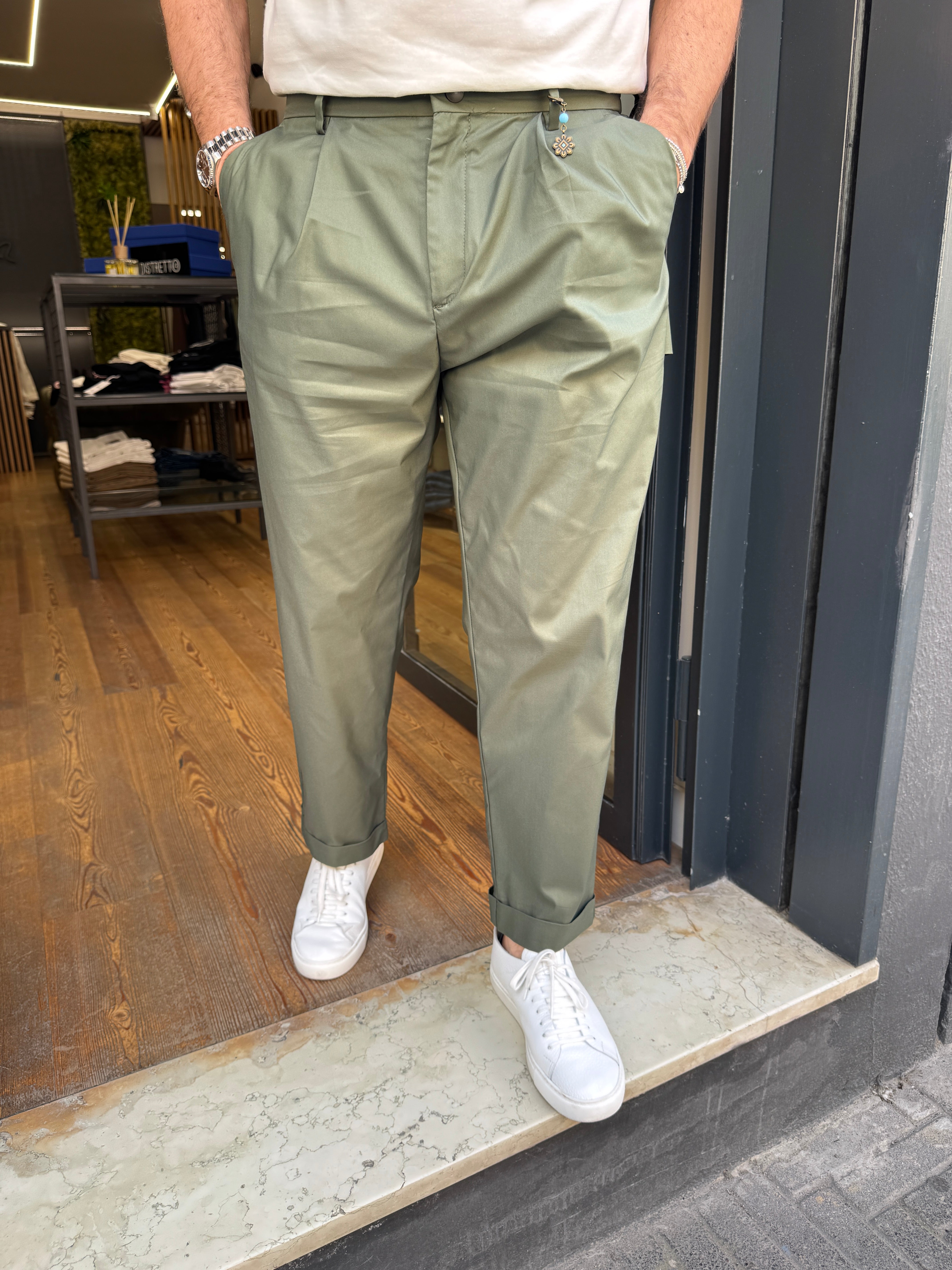 Telacruda: Astro- Pantalone c/pince