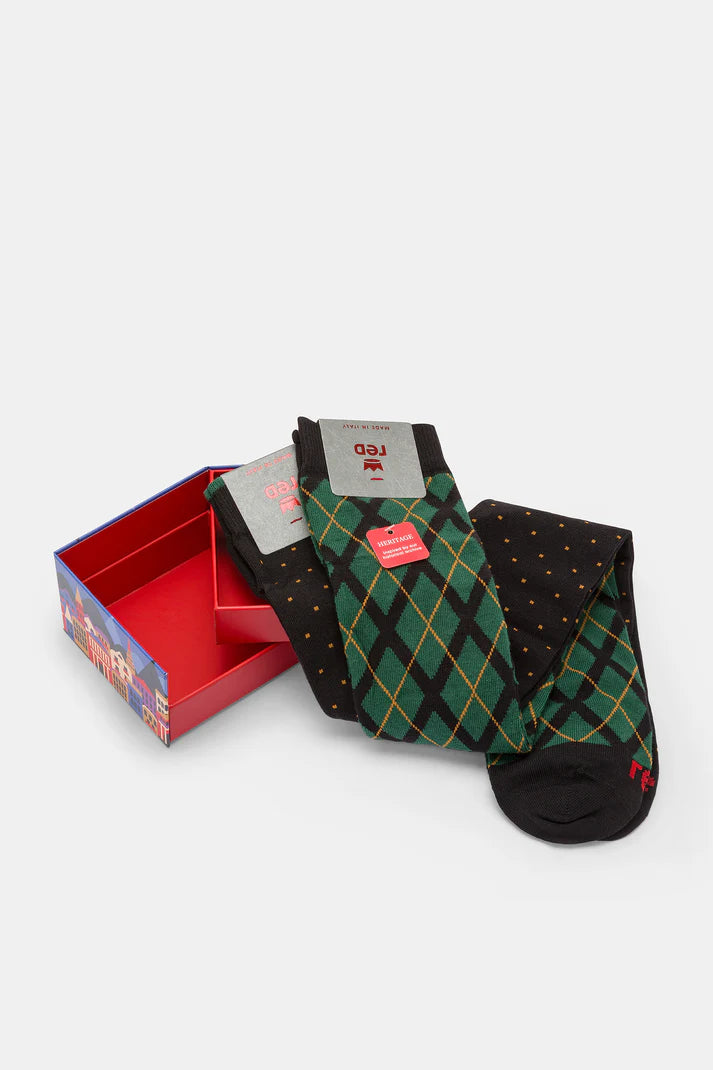 Red Sox: Calza lunga uomo Argyle e Puntaspillo