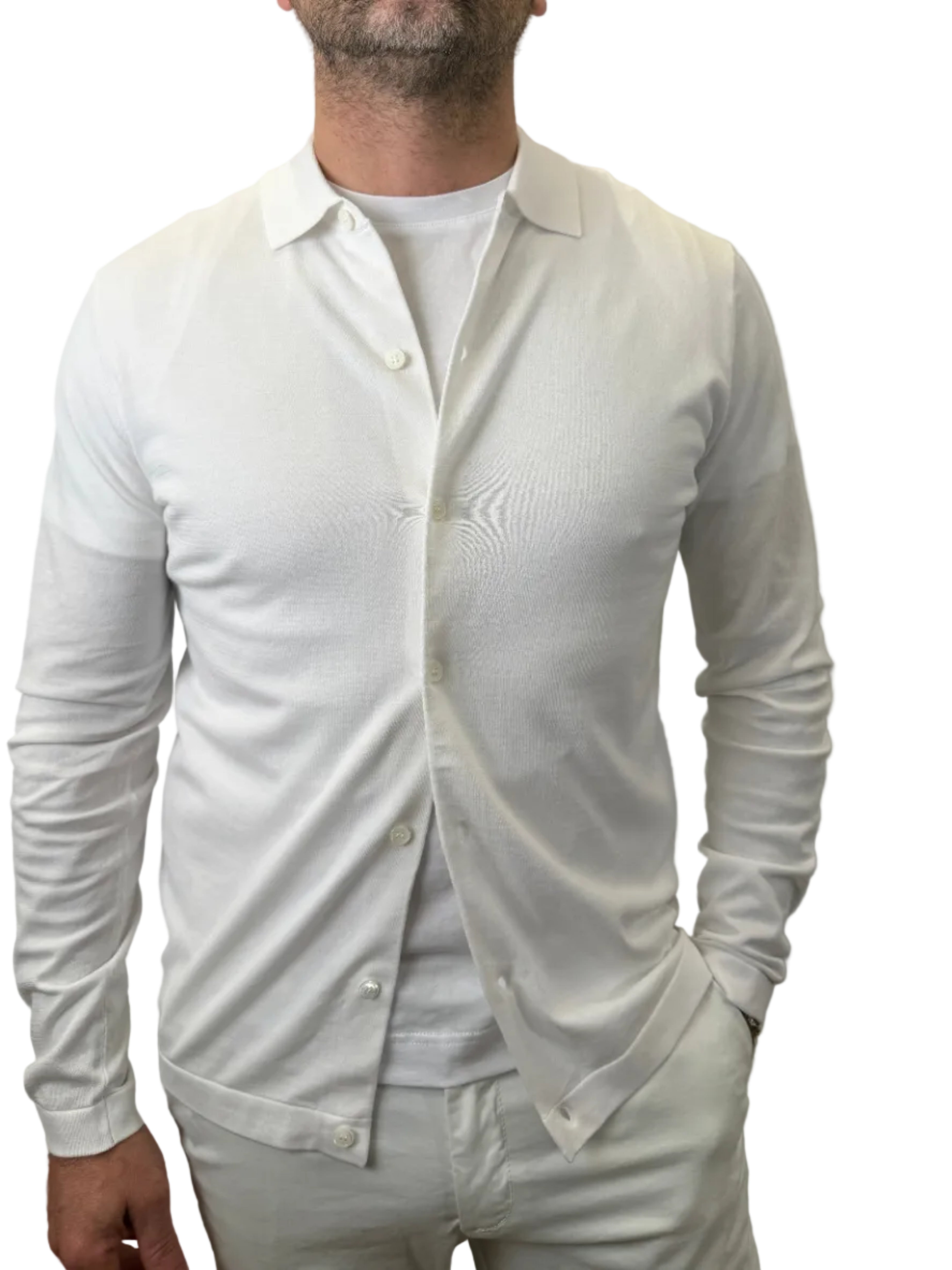 Diktat: Polo camicia m/l cotone finezza 18