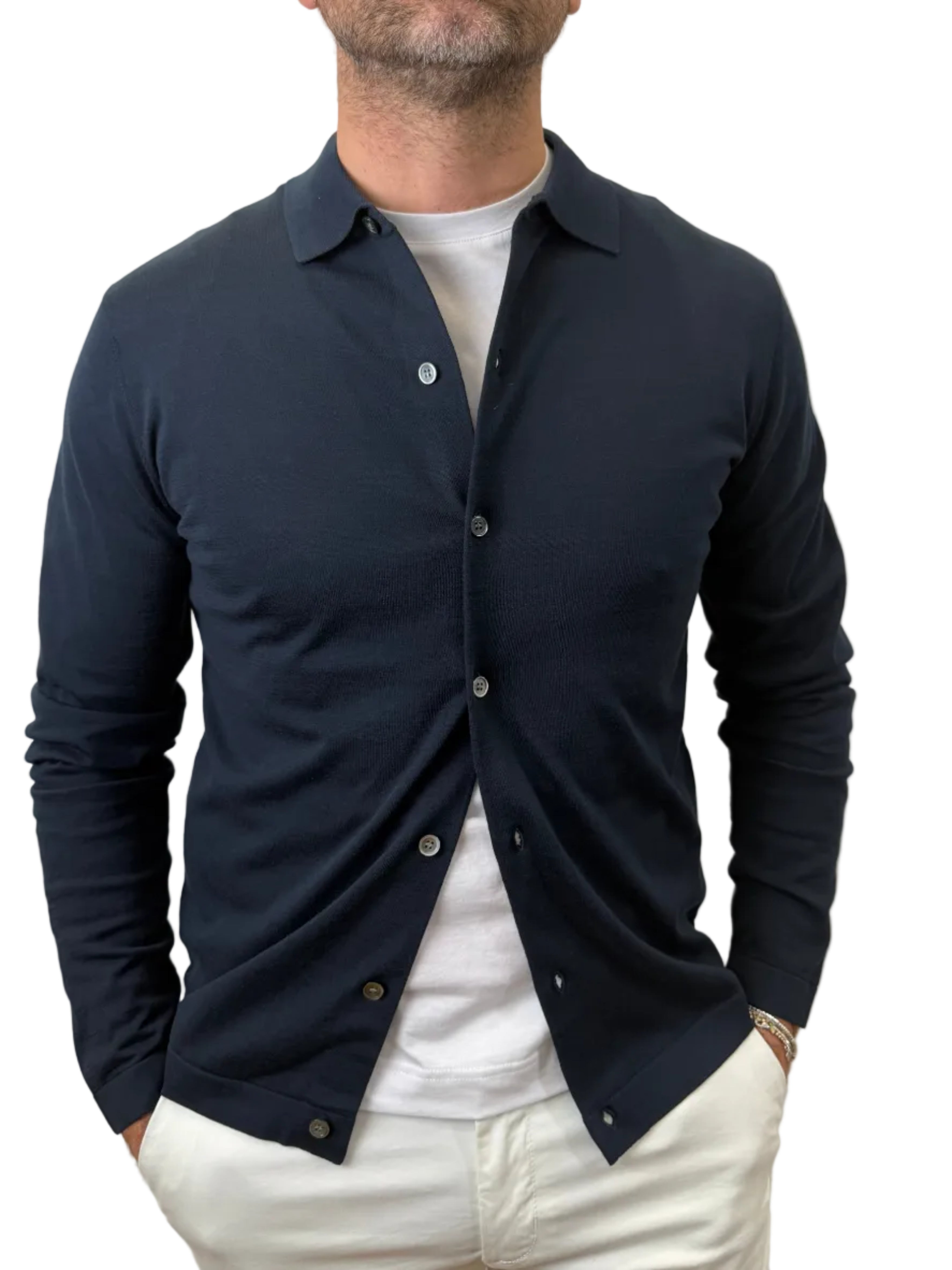 Diktat: Polo camicia m/l cotone finezza 18
