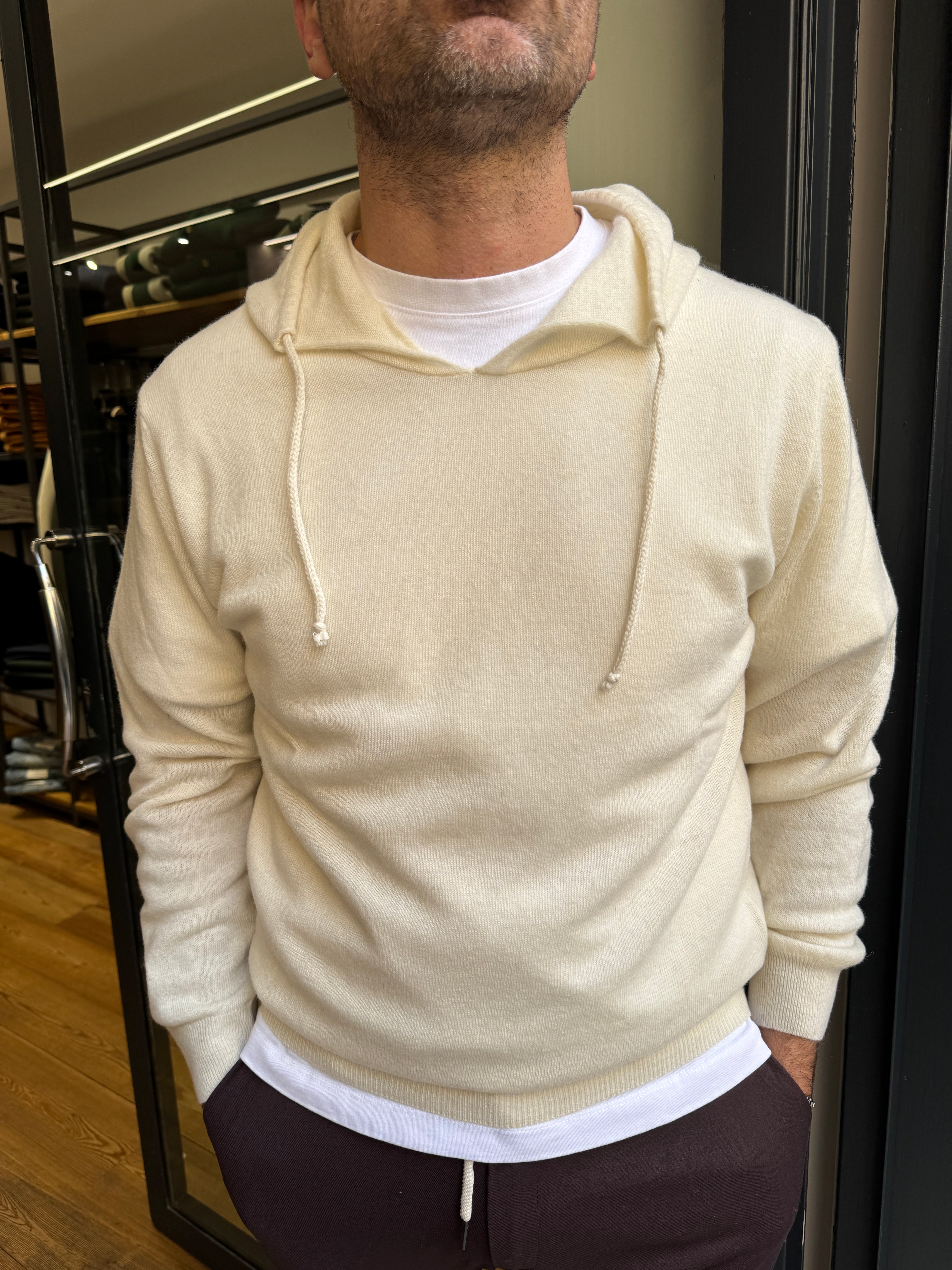 Officine Borboniche: Maglia con cappuccio