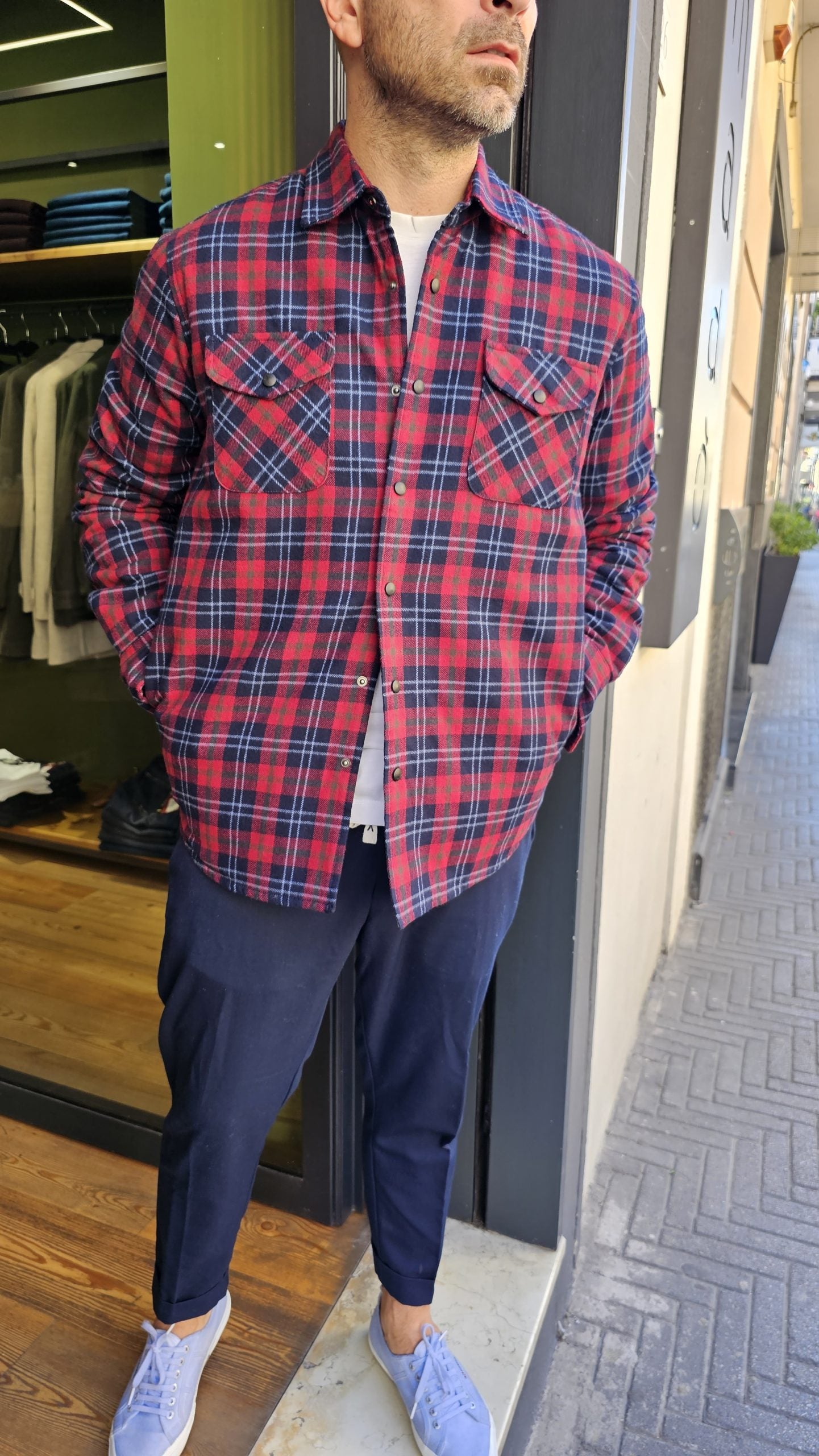 INDIAN- CHECKED JACKET