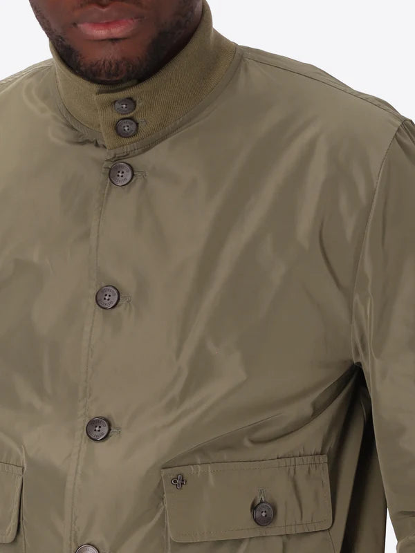 Distretto12: Bomber  In Tessuto Mano Nylon Idrorepellente E Traspirante
