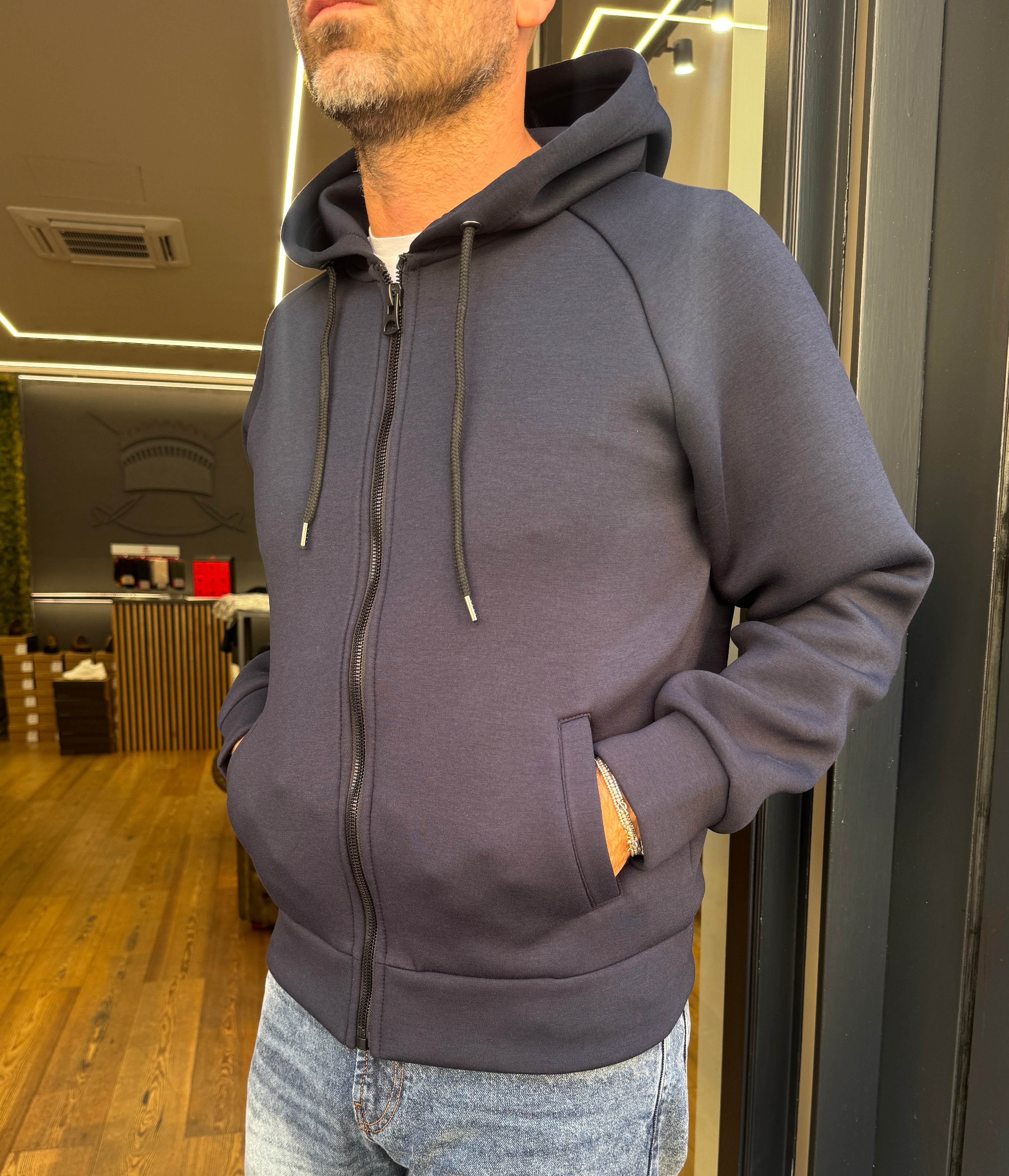 Trez: FEDERAL-NEL- FELPA NEOPRENE CON CAPPUCCIO